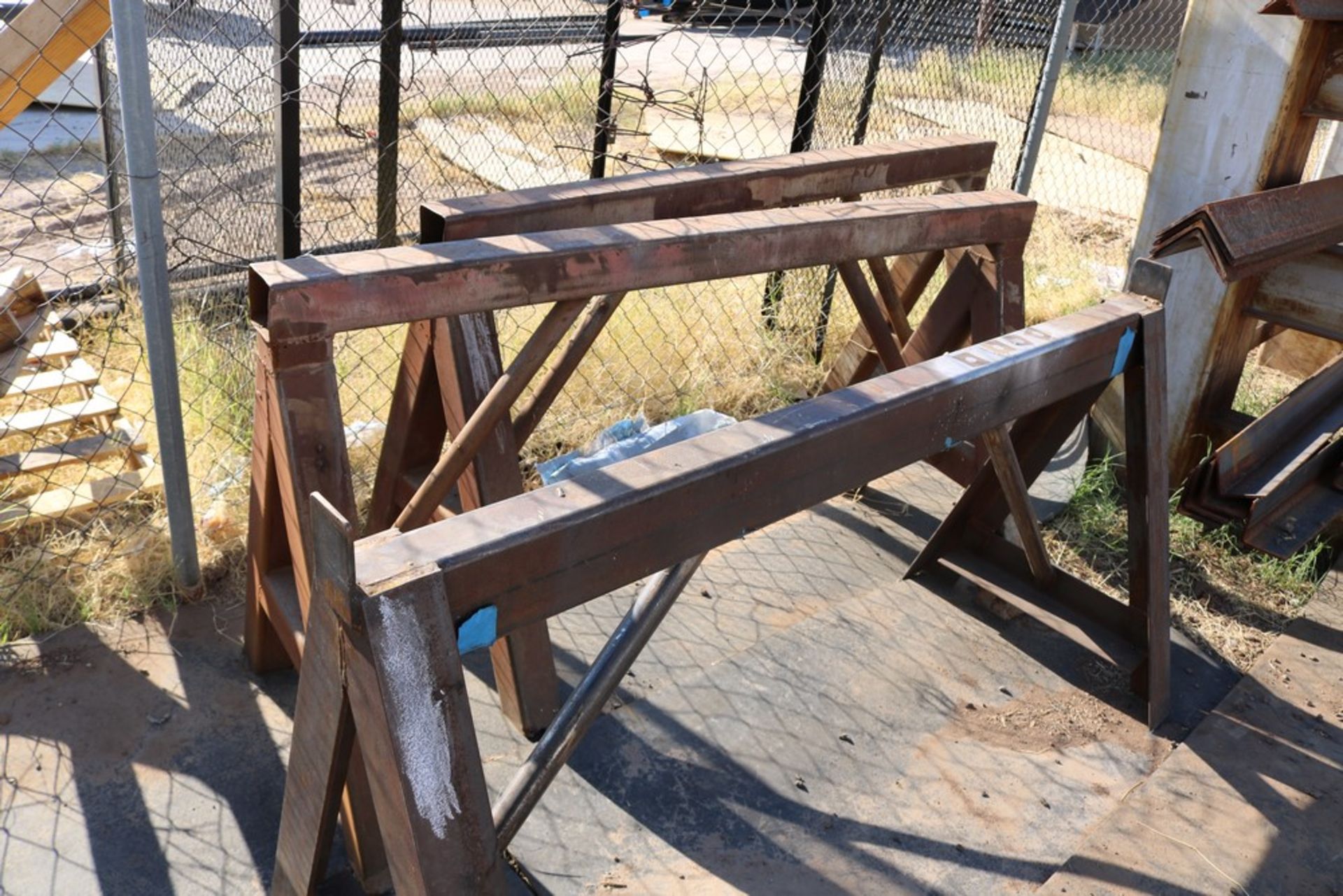 (3) Metal Sawhorse 5.5' wide