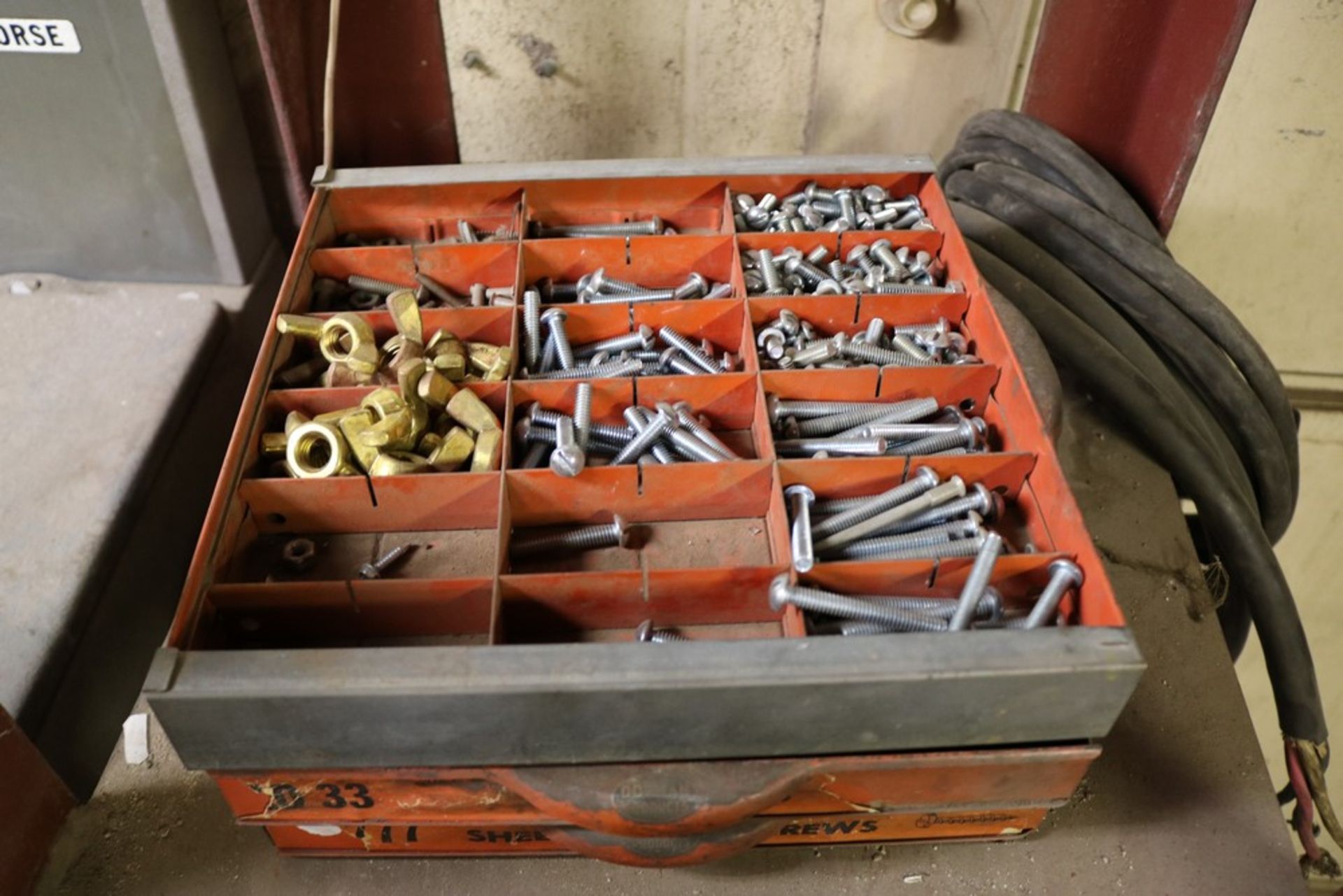 (8) Organizer bucket w/ Various Size All Threads and Bolts - Image 6 of 7