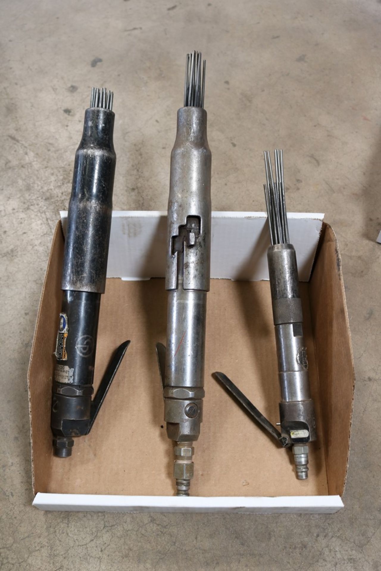 nappa needle scalers, (2) chicago pneumatic needle scaler various sizes