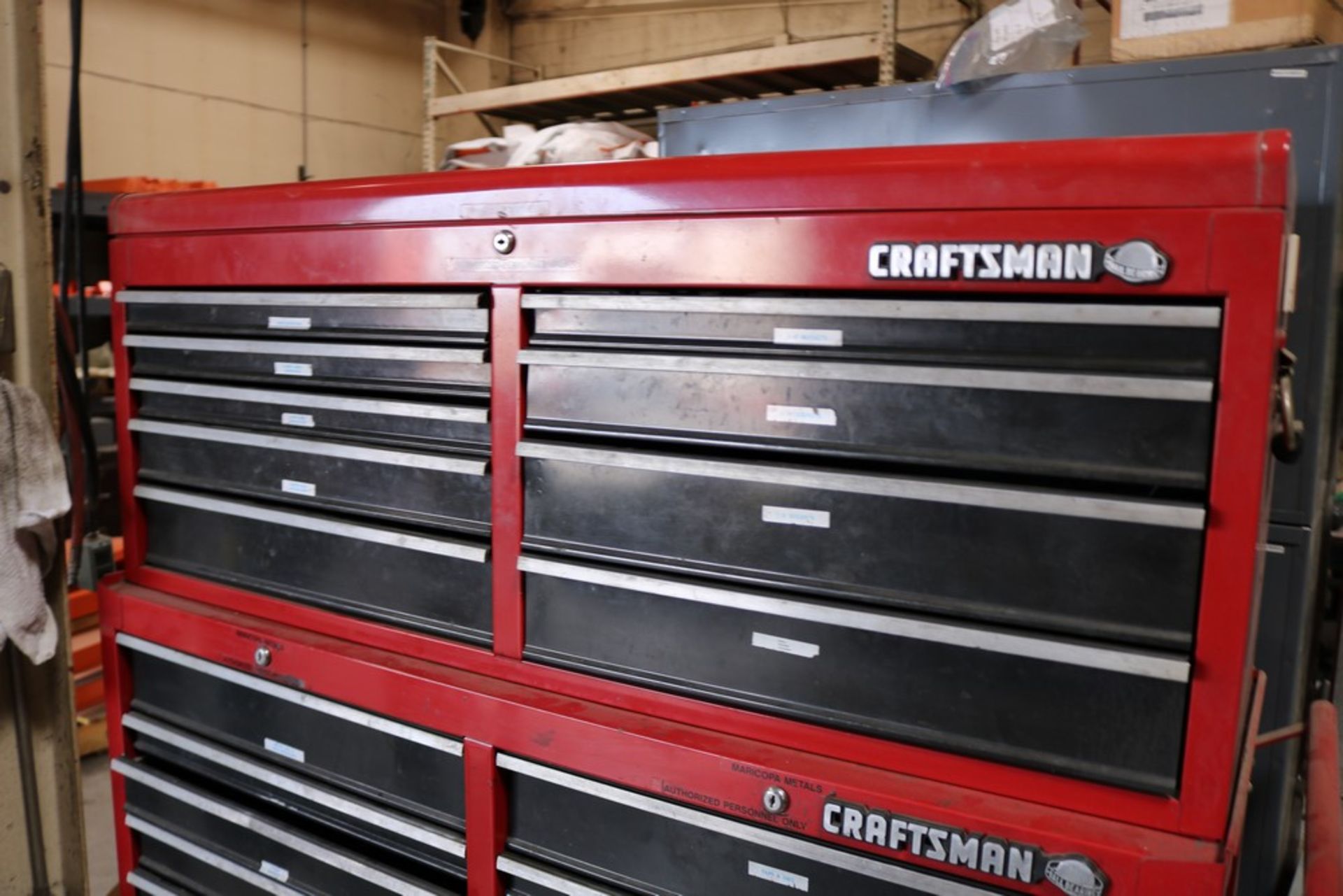 Craftsman Z Section Rolling Tool Chest, 14 Drawer, a Drawer w/ Top Storage - Image 2 of 5