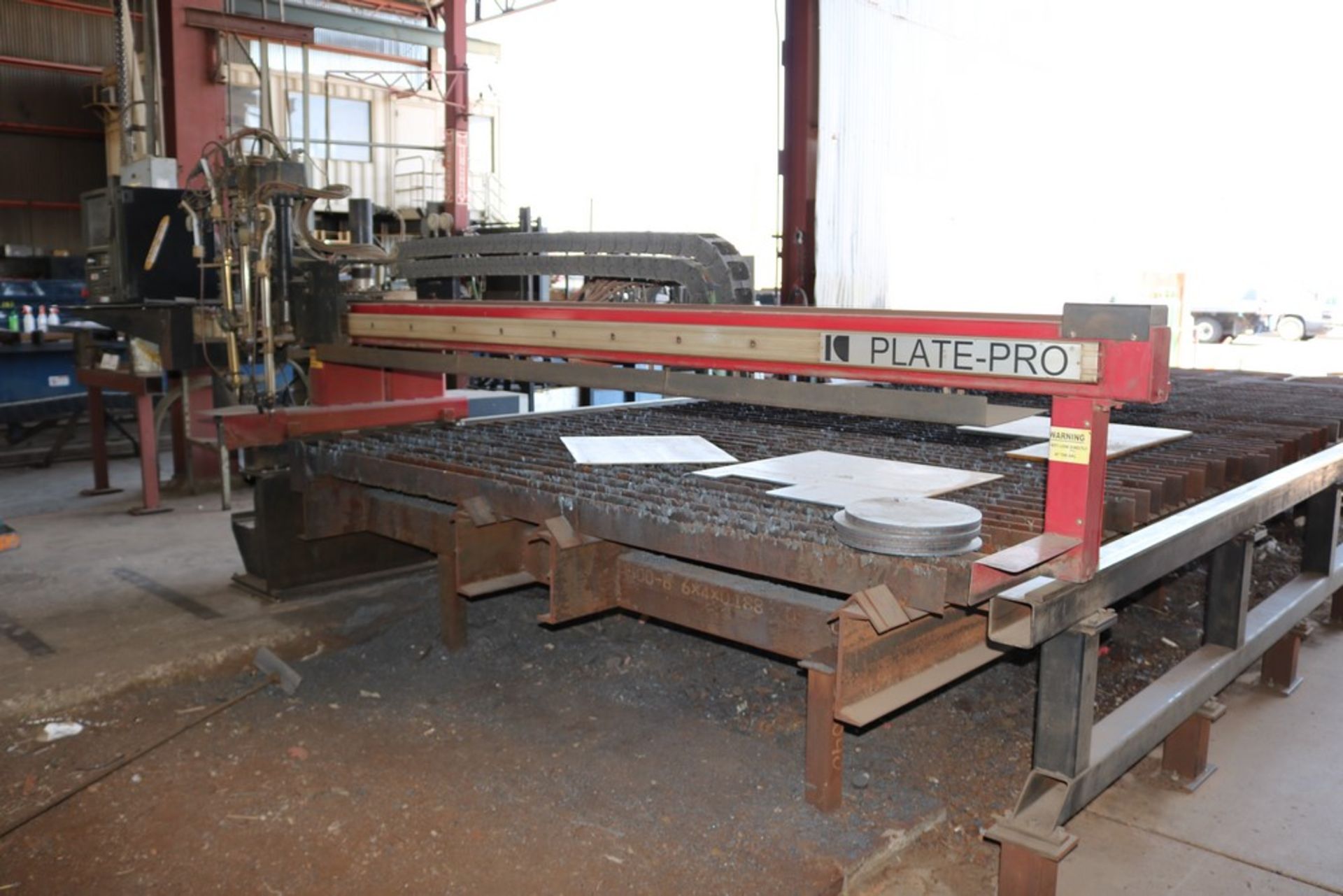 2004 Koike Plate Pro Oxyfuel cutting table, approx 10' x 20', 3 Oxyfuel cutting heads, Koike Burny - Image 12 of 13