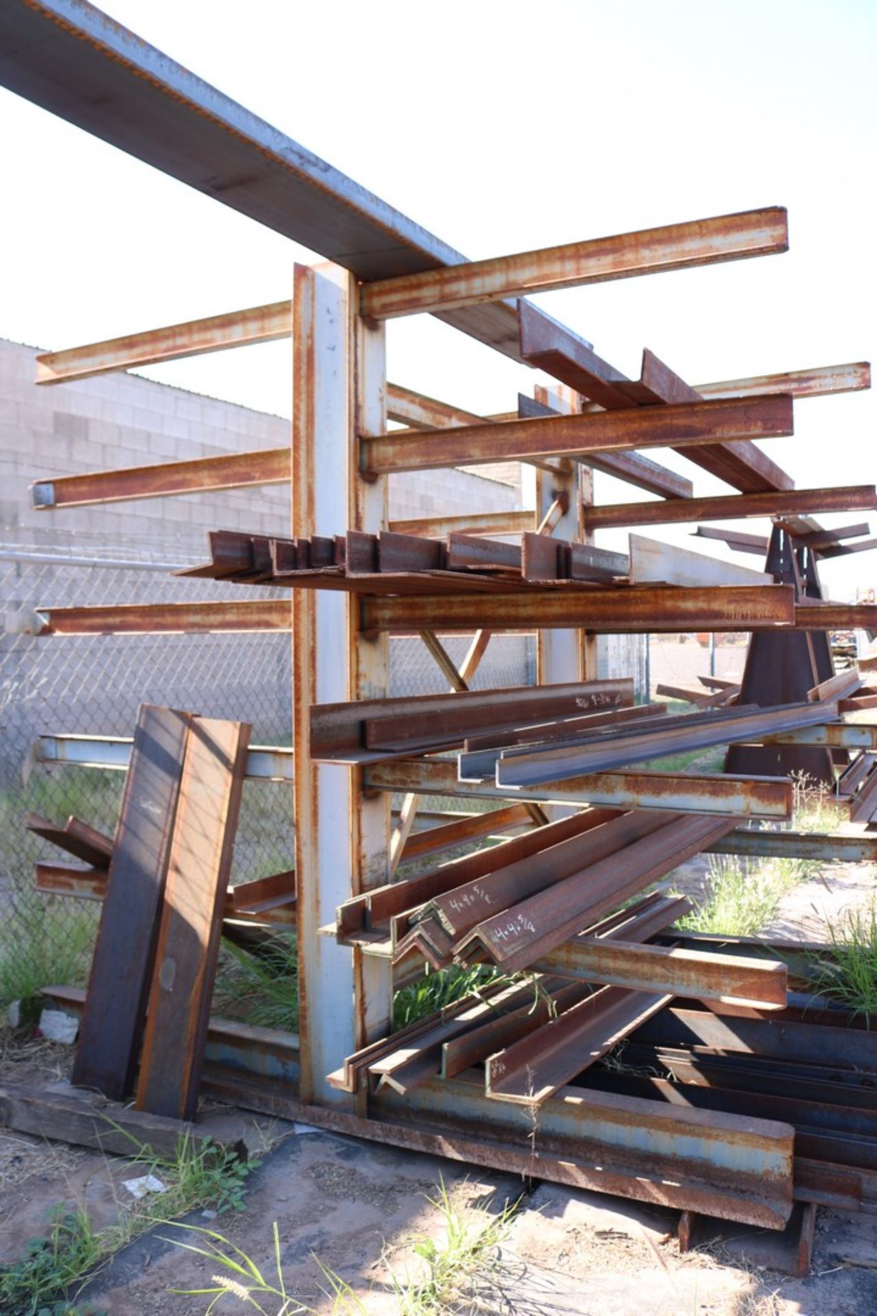 6 tier metal materials rack material included, 9' x 80'' x 103'' D x W x H - Image 7 of 7