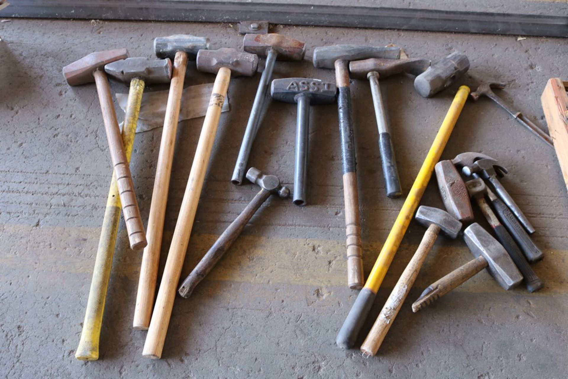 sledge hammers plus misc hammers