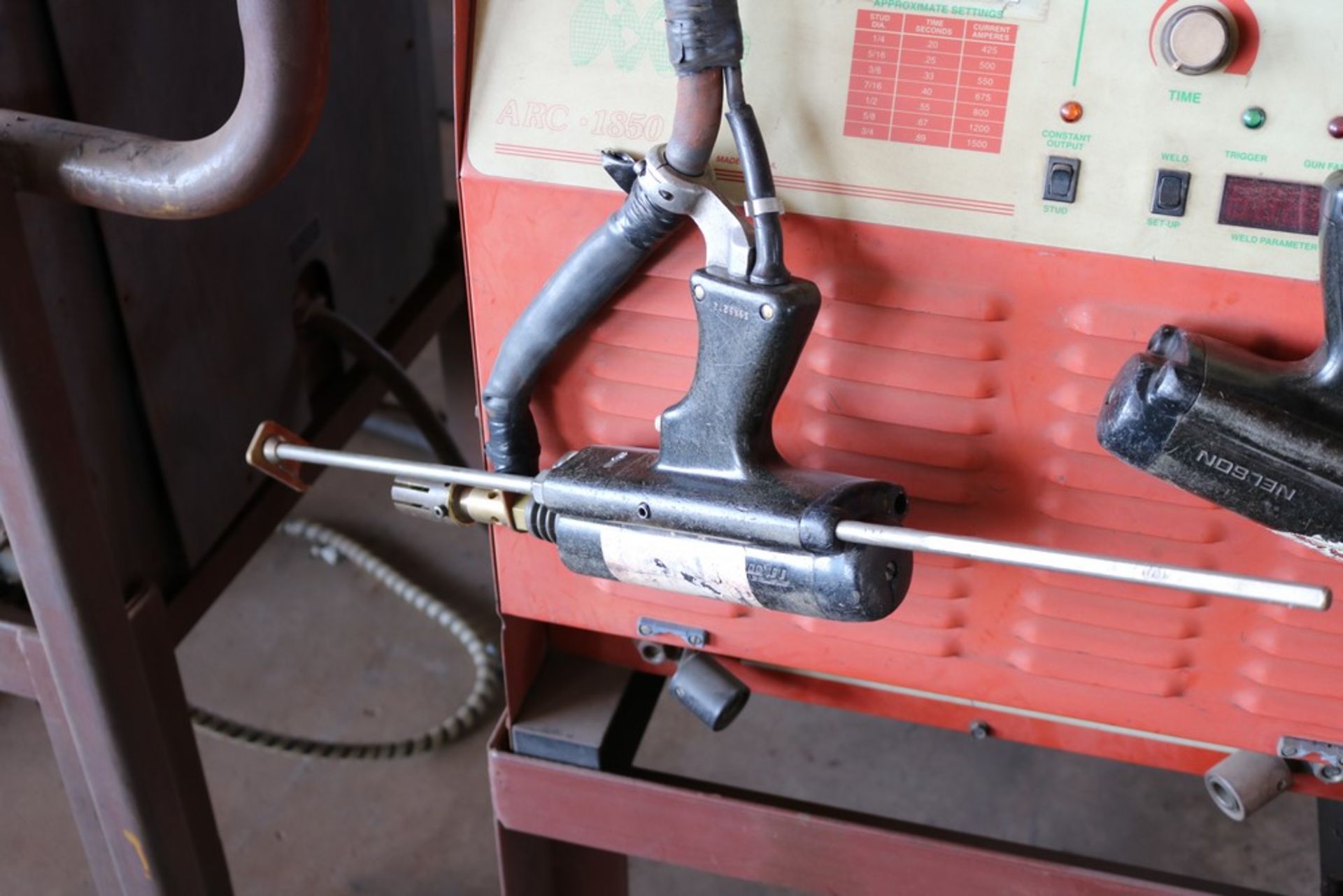 Proweld Arc1850 stud welder, 2 guns w/ leads, including collets and standoffs - Image 11 of 11