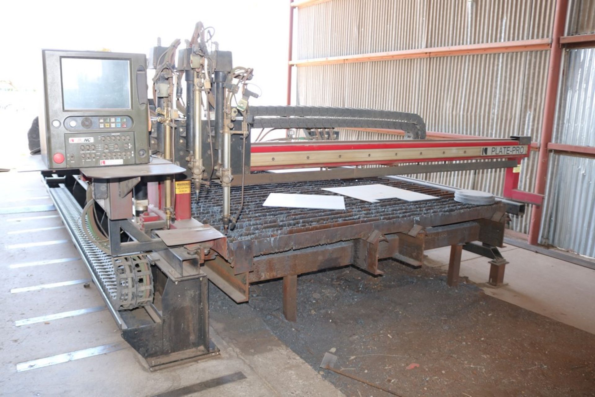 2004 Koike Plate Pro Oxyfuel cutting table, approx 10' x 20', 3 Oxyfuel cutting heads, Koike Burny - Image 5 of 13