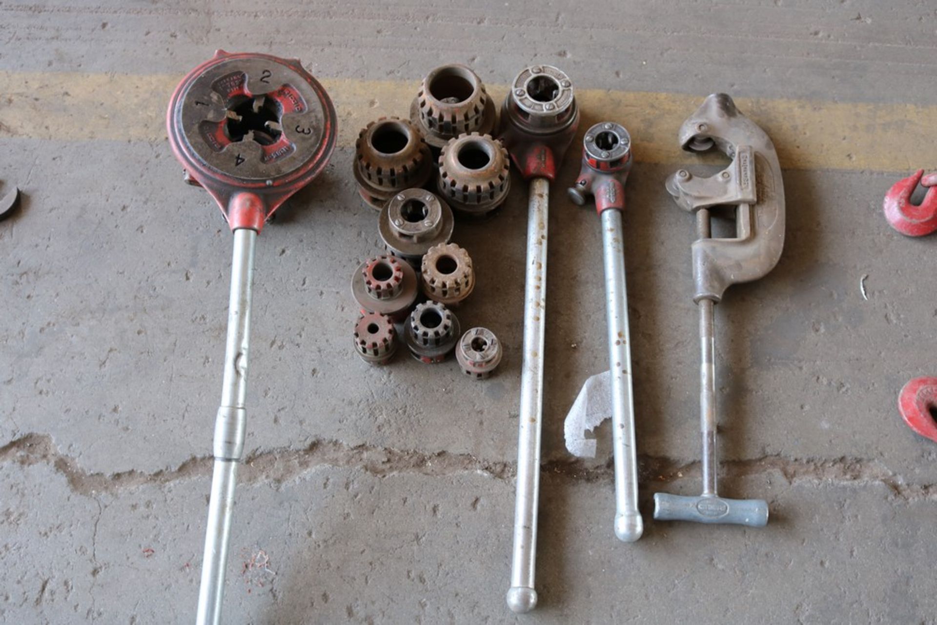 pipe threaders and pipe cutter