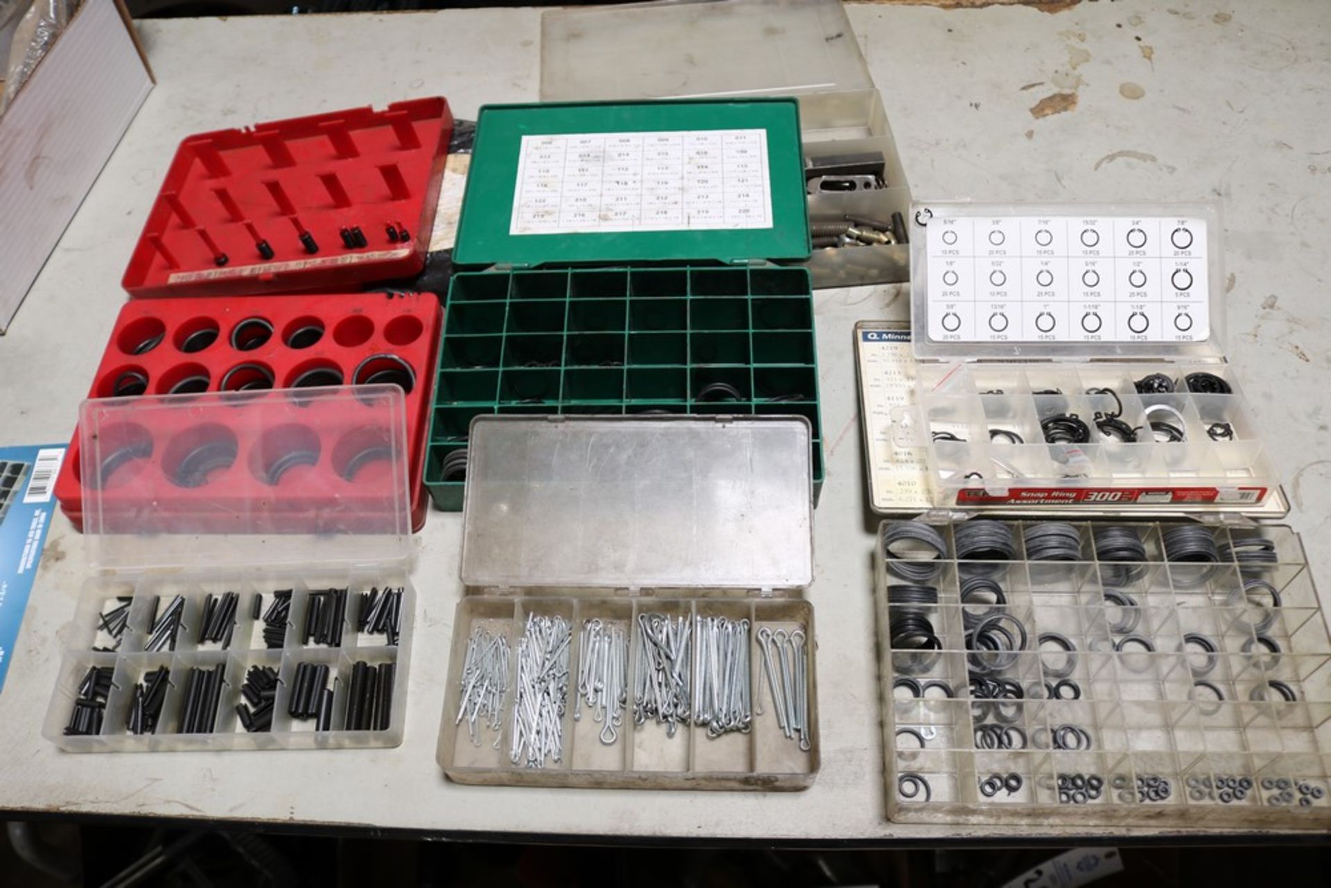 Quad Ping Seals, Shape Ringer Assortment & Various Size Roll Pin, Air Fitting - Image 2 of 3