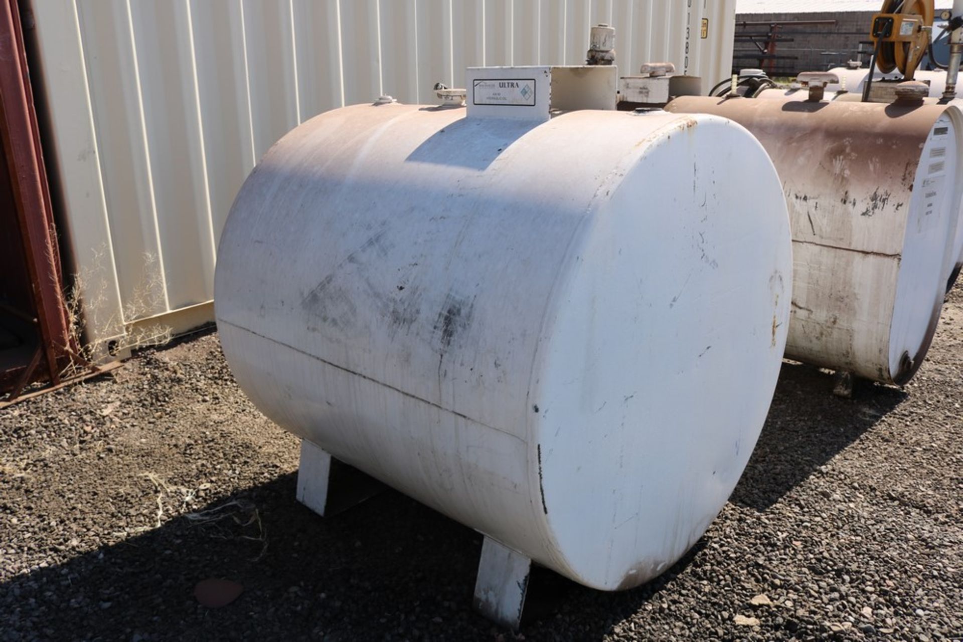 hydraulic oil tank, 45'' diameter x 4' deep - Image 2 of 3