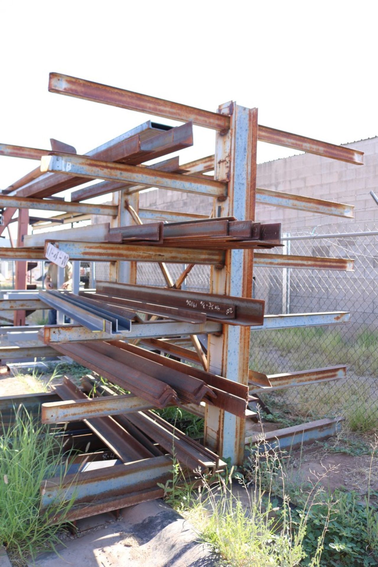 6 tier metal materials rack material included, 9' x 80'' x 103'' D x W x H - Image 6 of 7