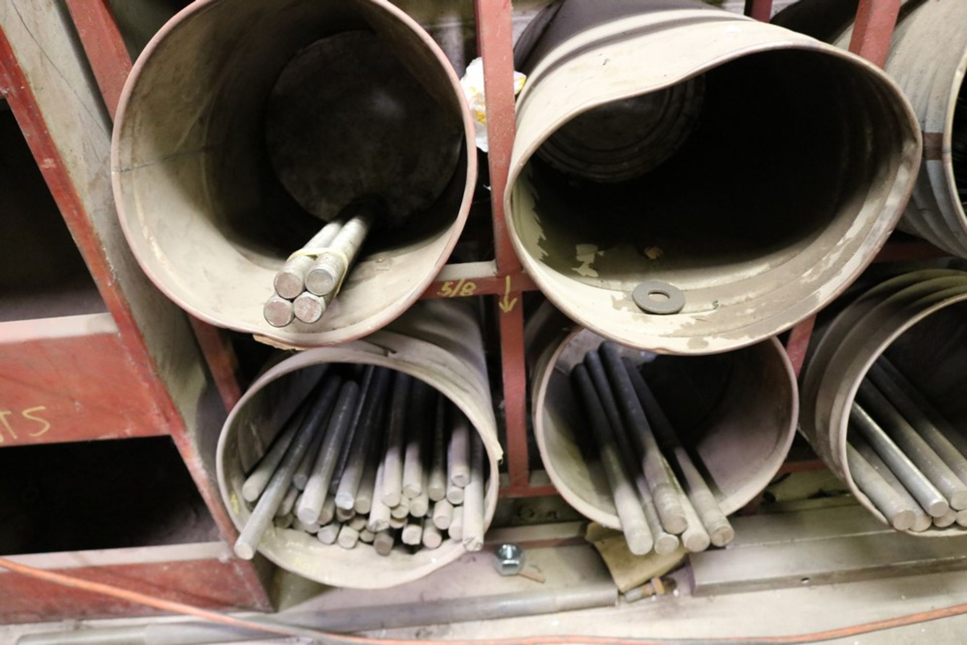 (8) Organizer bucket w/ Various Size All Threads and Bolts - Image 3 of 7