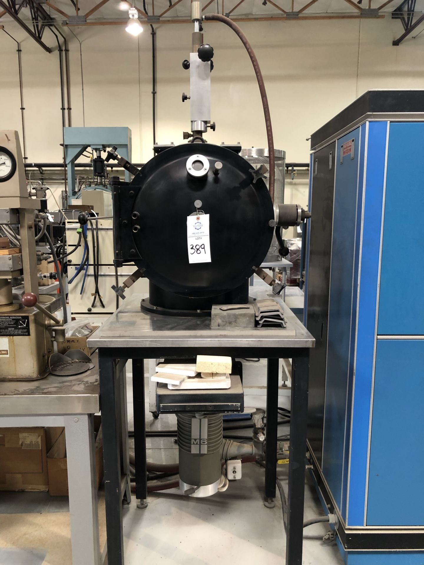 Centorr Vacuum Industries System 7 Vacuum Chamber with Button Arc Melter and Copper Tilt Pour