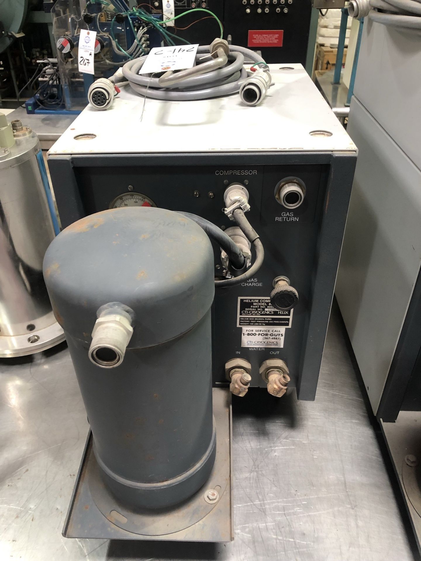 CTI model 8300 helium compressor - Image 4 of 5