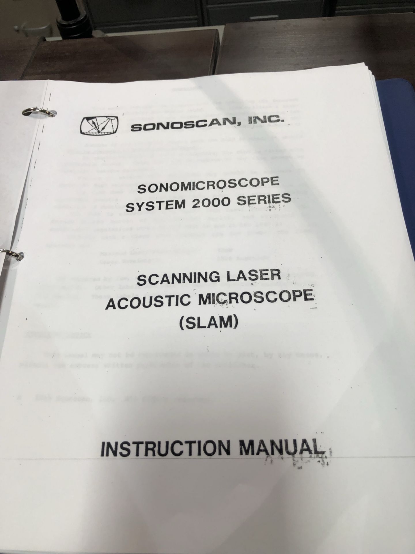 Sonoscan Scanning Laser Acoustic Microscope model 2140M (see detail PDF) - Image 16 of 22