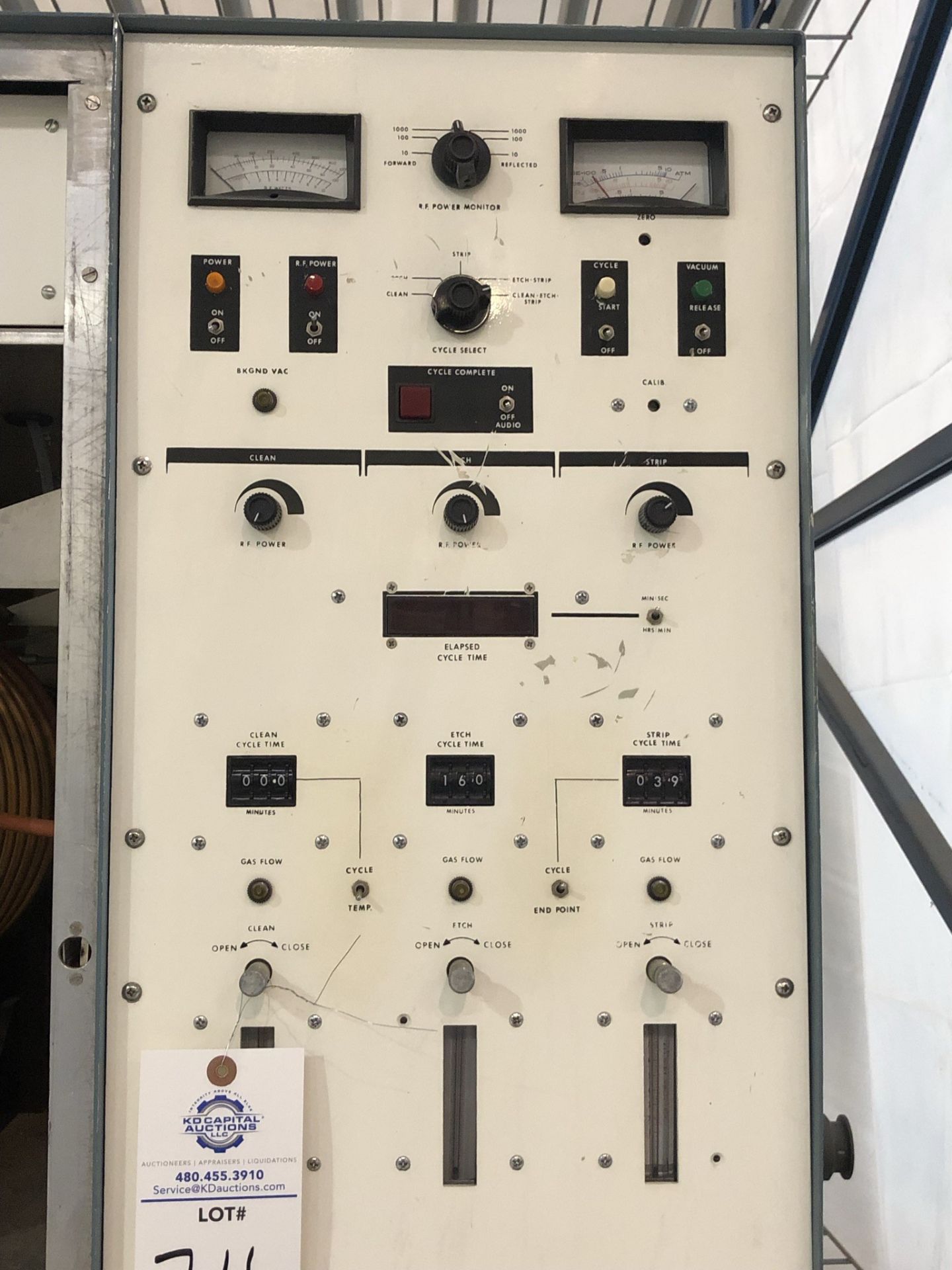 LFE products plasma cleaning system model PFS/PDE/PDS-501 - Image 3 of 7