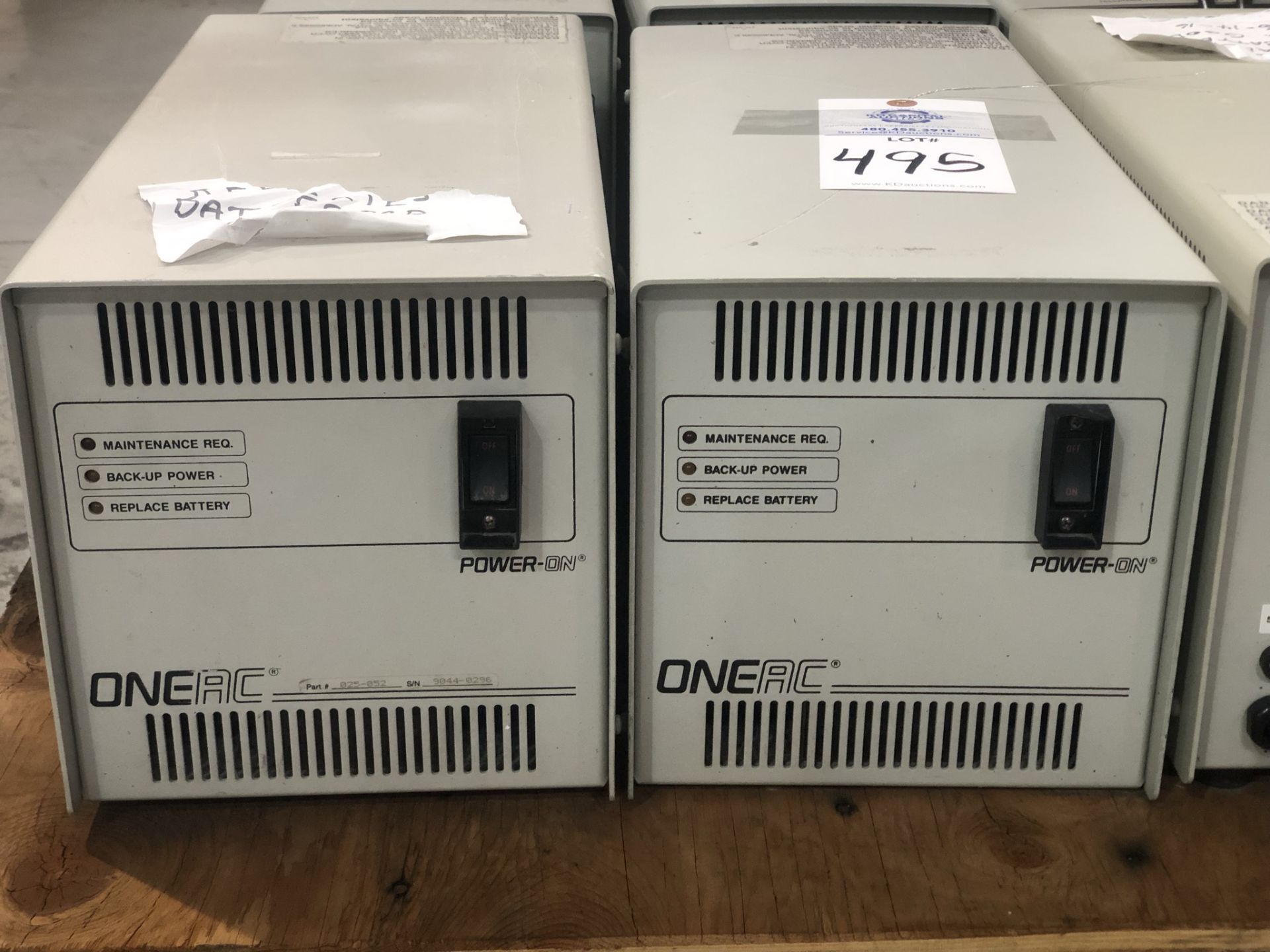 Oneac Corp., Quantity 10, Model UP1103, Uninterruptable Power Supplies (see detail PDF) - Image 2 of 11