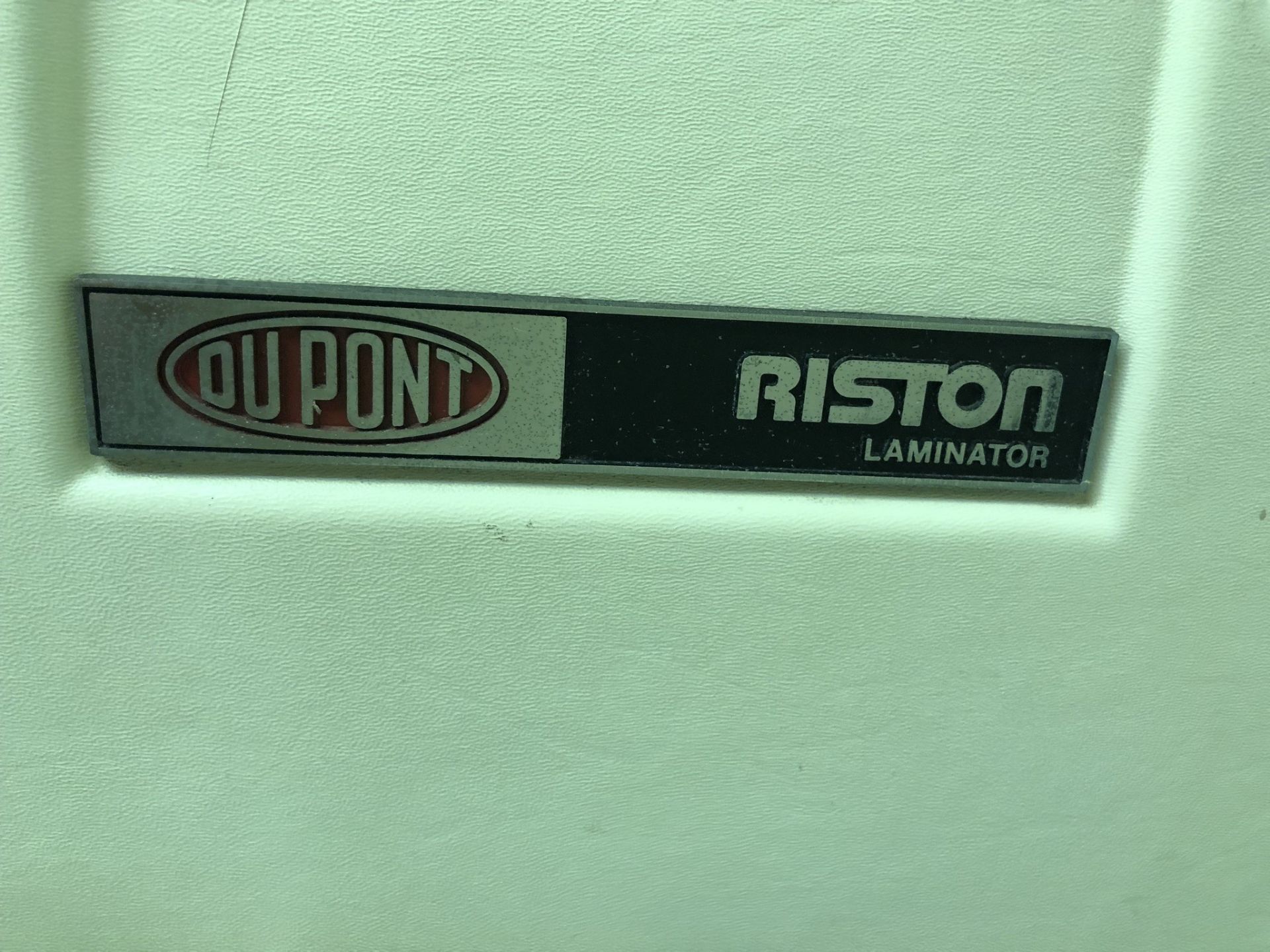 Dupont Riston HRL-24â€ Hot Roll Laminator with manual and support table (white). Manual is - Image 2 of 8