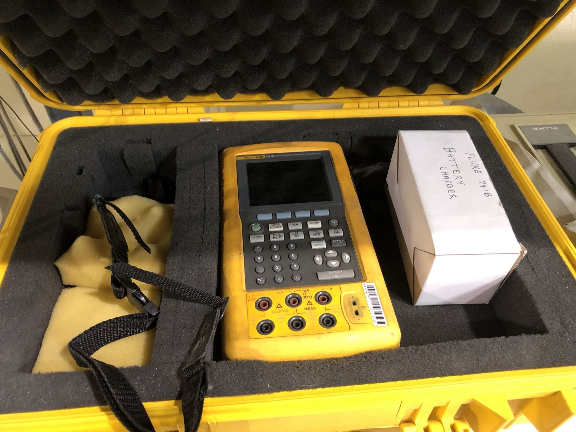 Fluke 741 B Calibrator with two chargers and batteries, Pelican case, Leeds &Northrop Model 1300 - Image 9 of 14