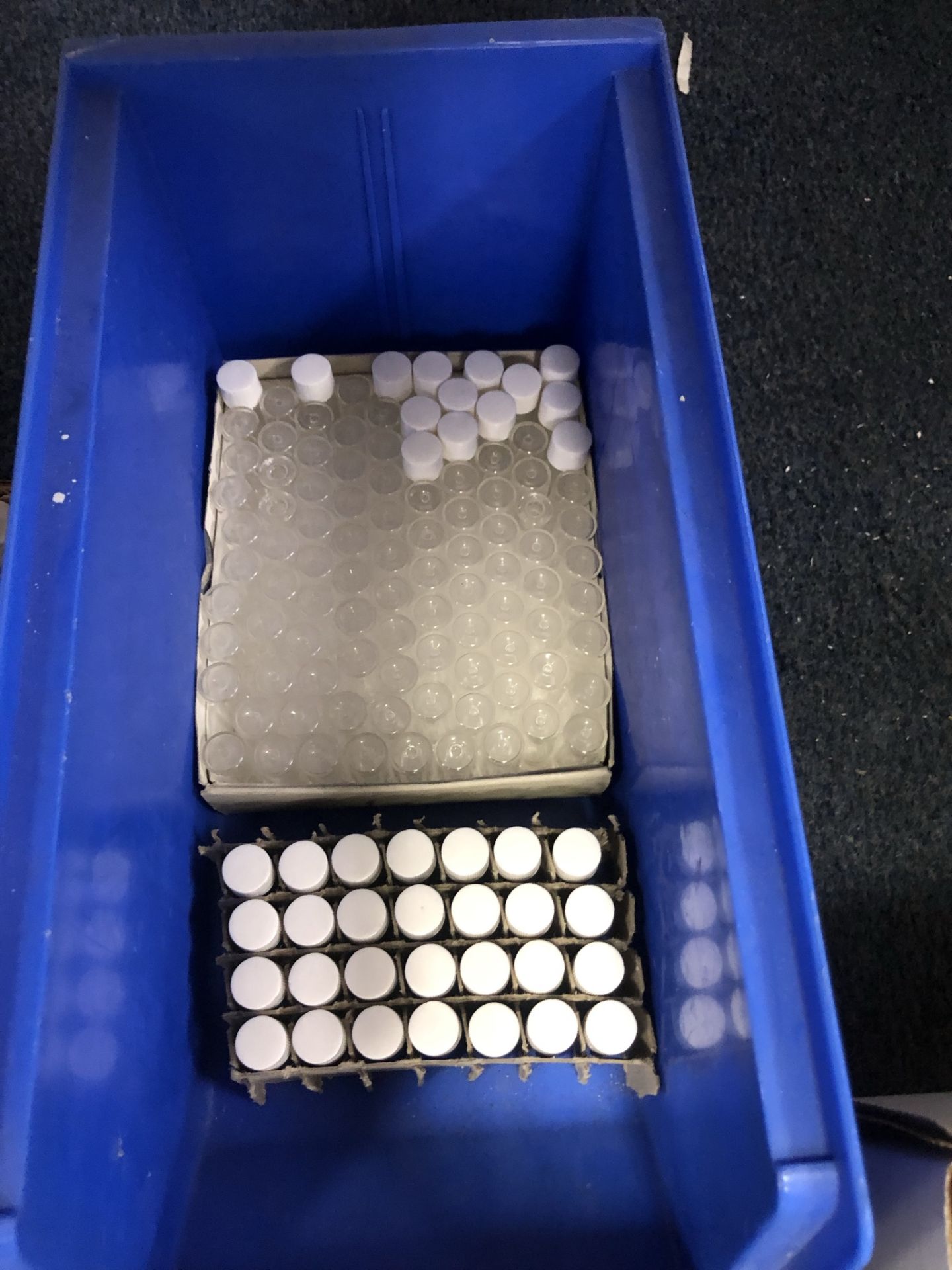 Several Hundred Small Sample/Pill Glass Bottles, Lot Includes appox. Dozen Coors Porcelain - Image 4 of 11