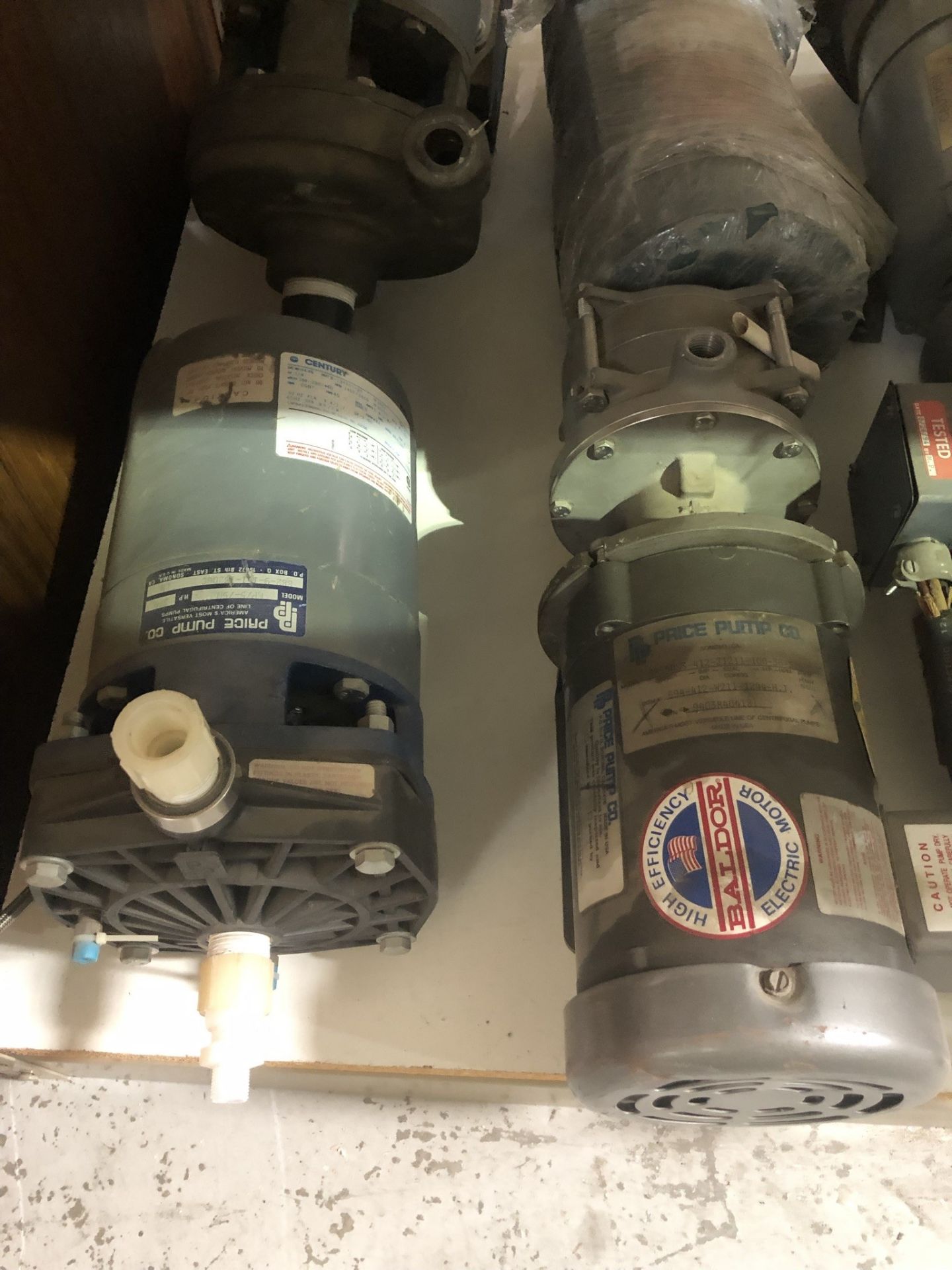 Large lot of water coling pmps, Crane chemical metering pump, magnetic coupled SS gear pump, - Image 7 of 27
