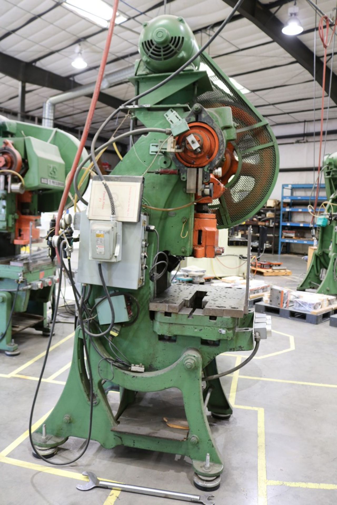 Bliss 35 Ton Mechanical Punch Press, Includes Auto Stock Reel with Dancer Arm - Image 11 of 12