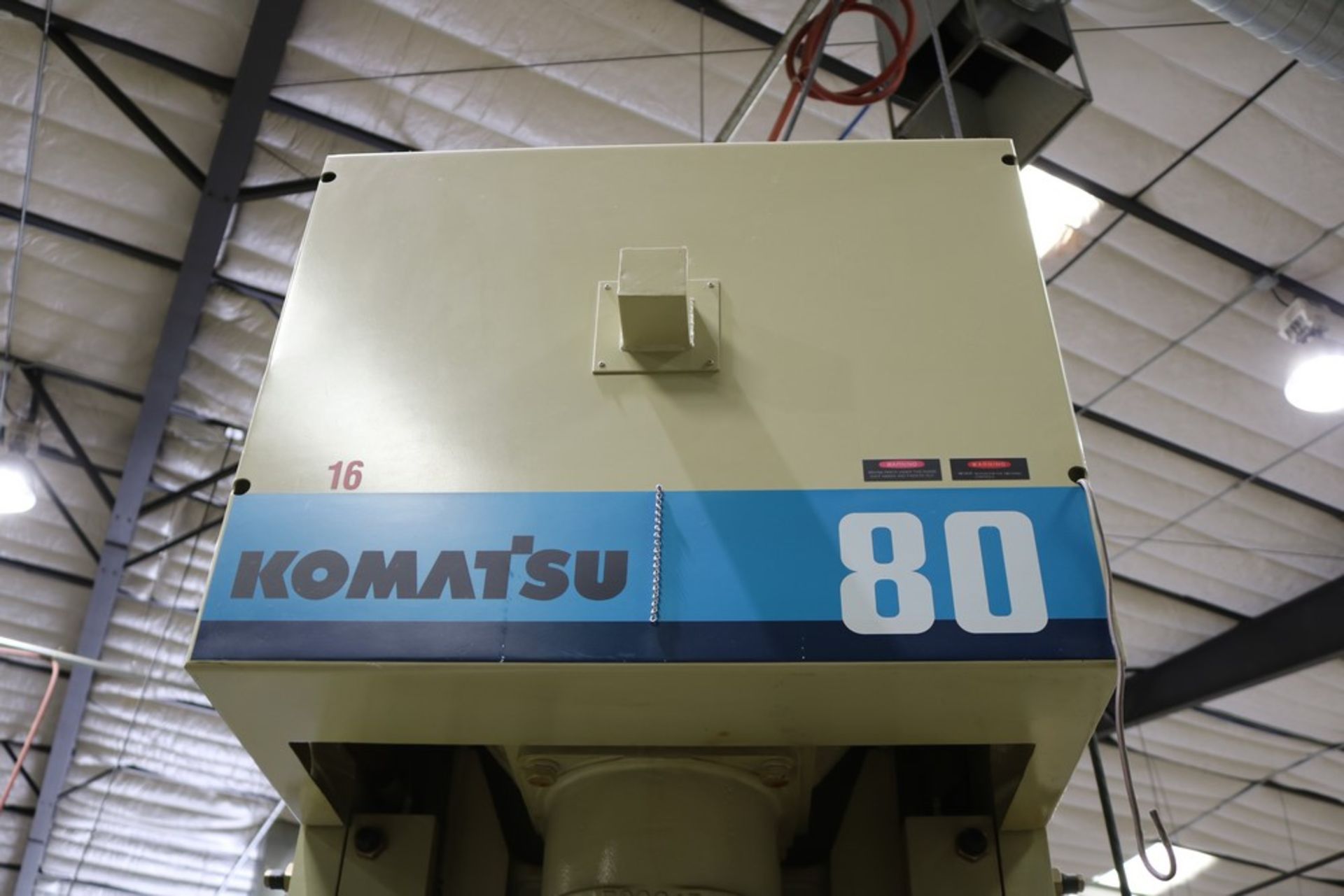 2000 Komastu OBS 80H-VS-3 Punch Press, Air Clutch, Komatsu Control and Pedestal Control, PA - Image 10 of 26