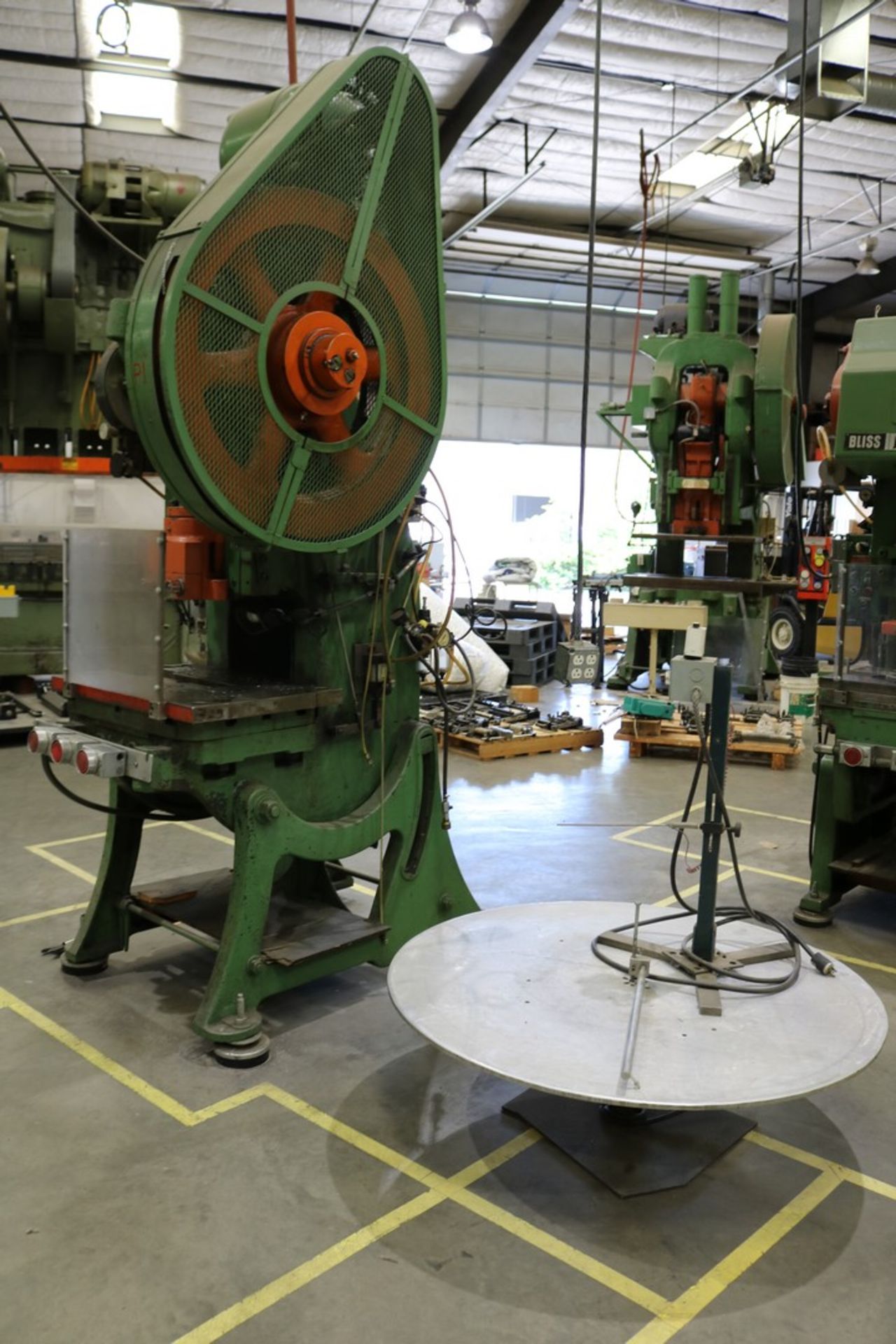 Bliss 35 Ton Mechanical Punch Press, Includes Auto Stock Reel with Dancer Arm - Image 2 of 12