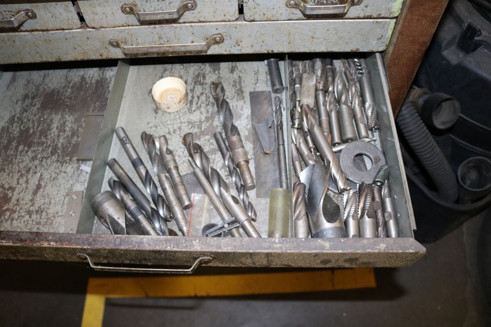 Large Cabinet Full of Various Tooling, Endmills, Drills, HSS, Fly Cutters, Taps, Dowel Pins, Jacob - Image 6 of 9
