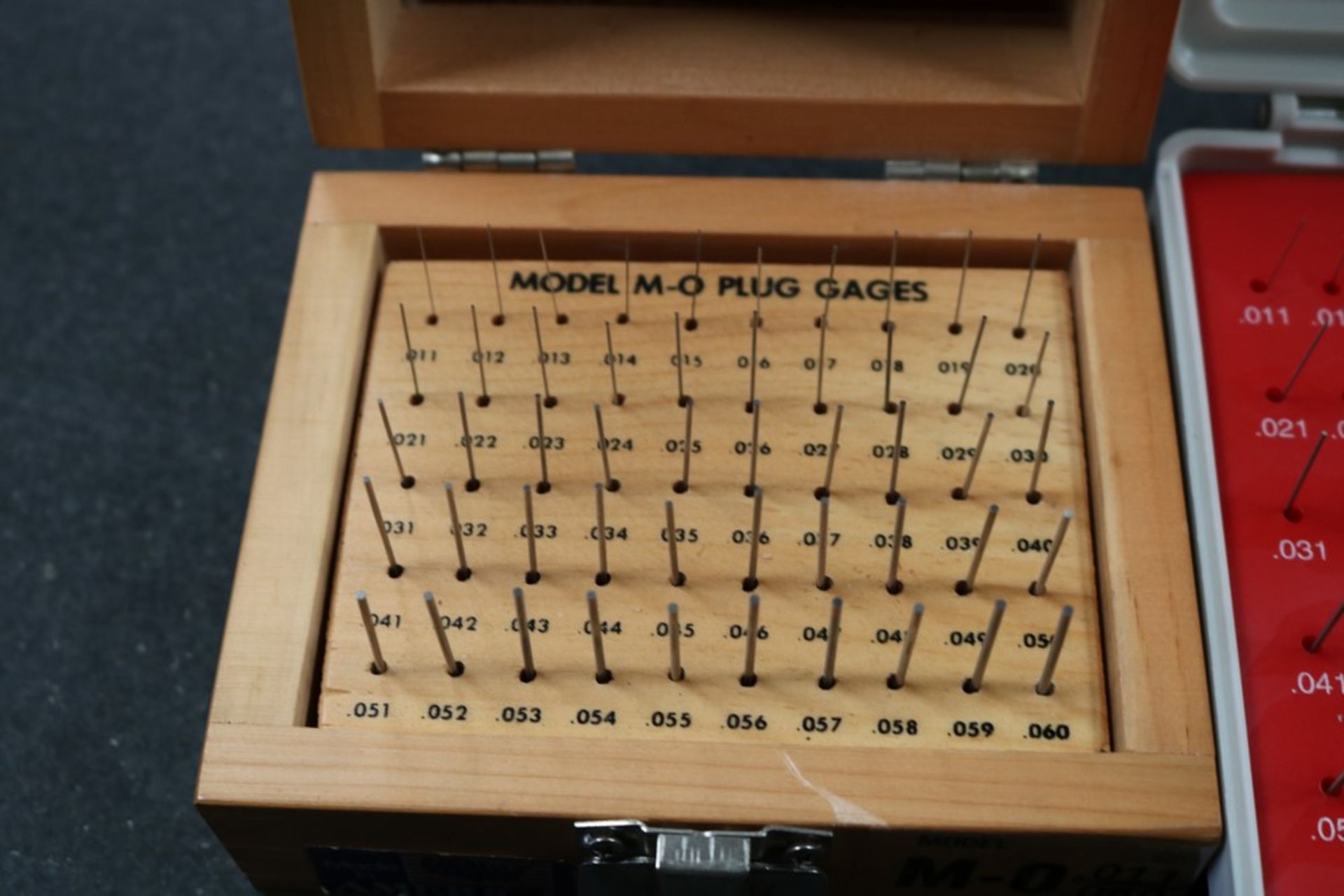 Meyer Model M-0 Plug gages .011 - .060" Complete and SPI M-O Minus Pin Gage Set Complete .011 - . - Image 3 of 4