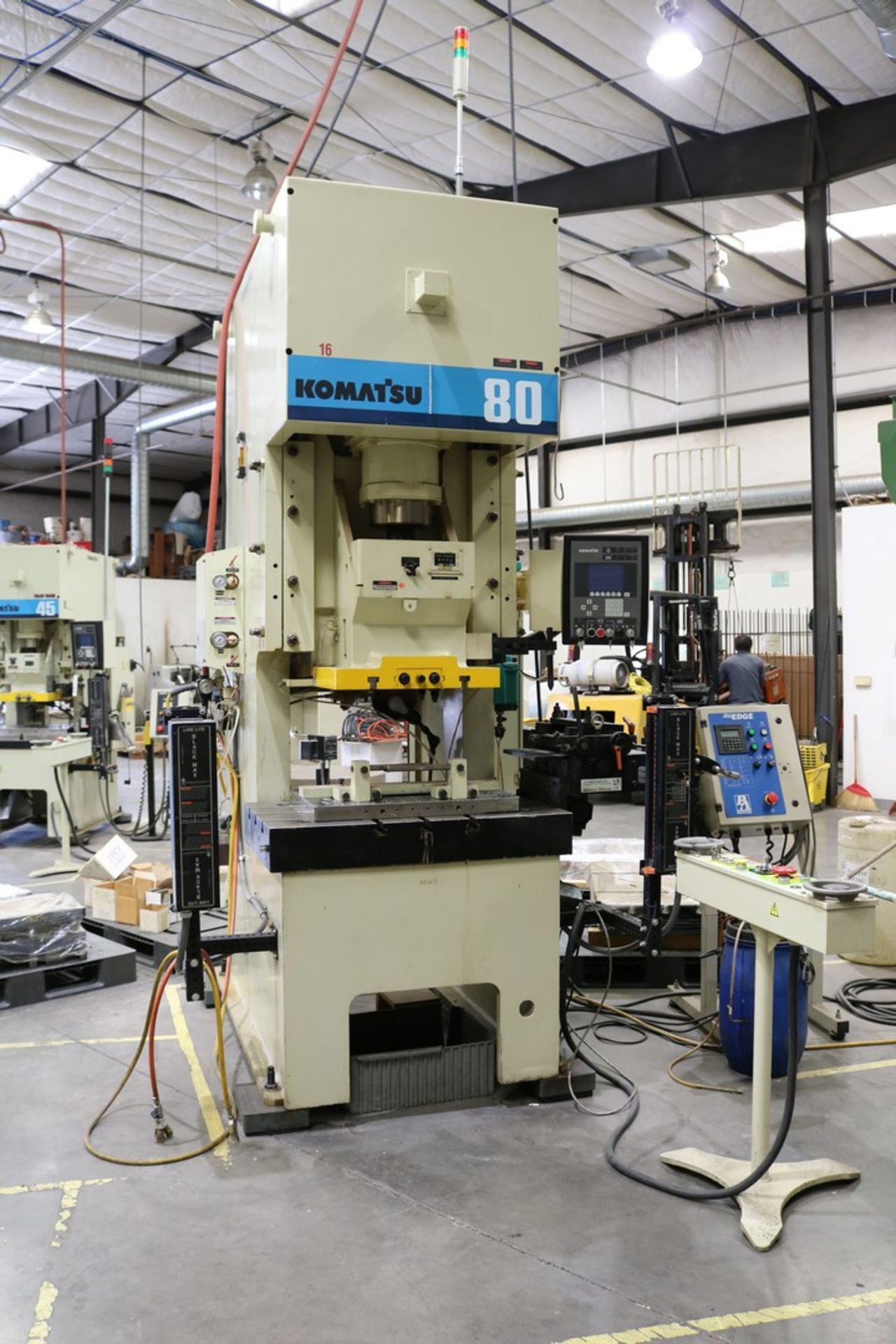 2000 Komastu OBS 80H-VS-3 Punch Press, Air Clutch, Komatsu Control and Pedestal Control, PA