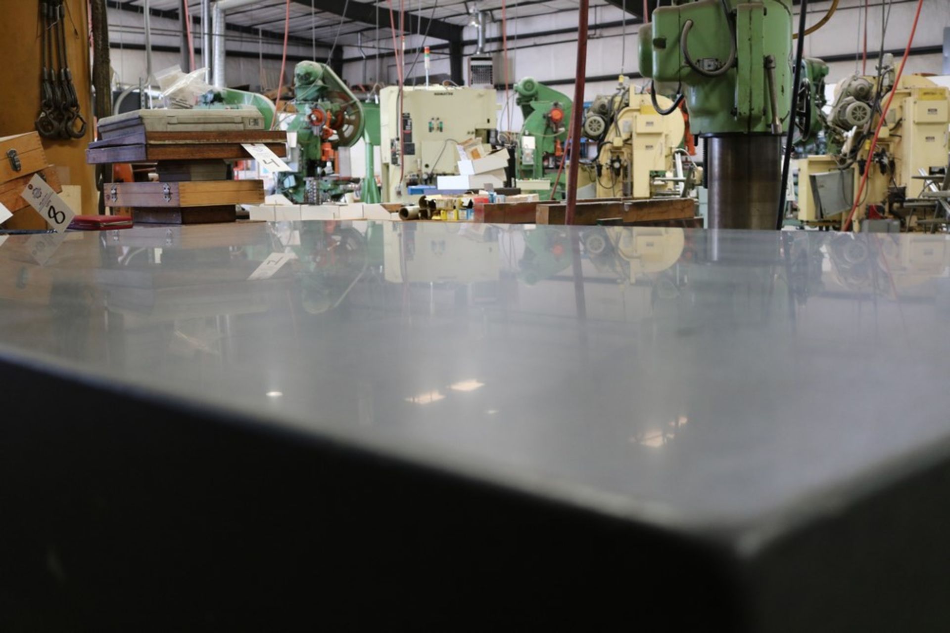 Black Granite Surface Inspection Table 4' x 6' x 10", Table Grade A, Next Inspection Required 5-5- - Image 3 of 4