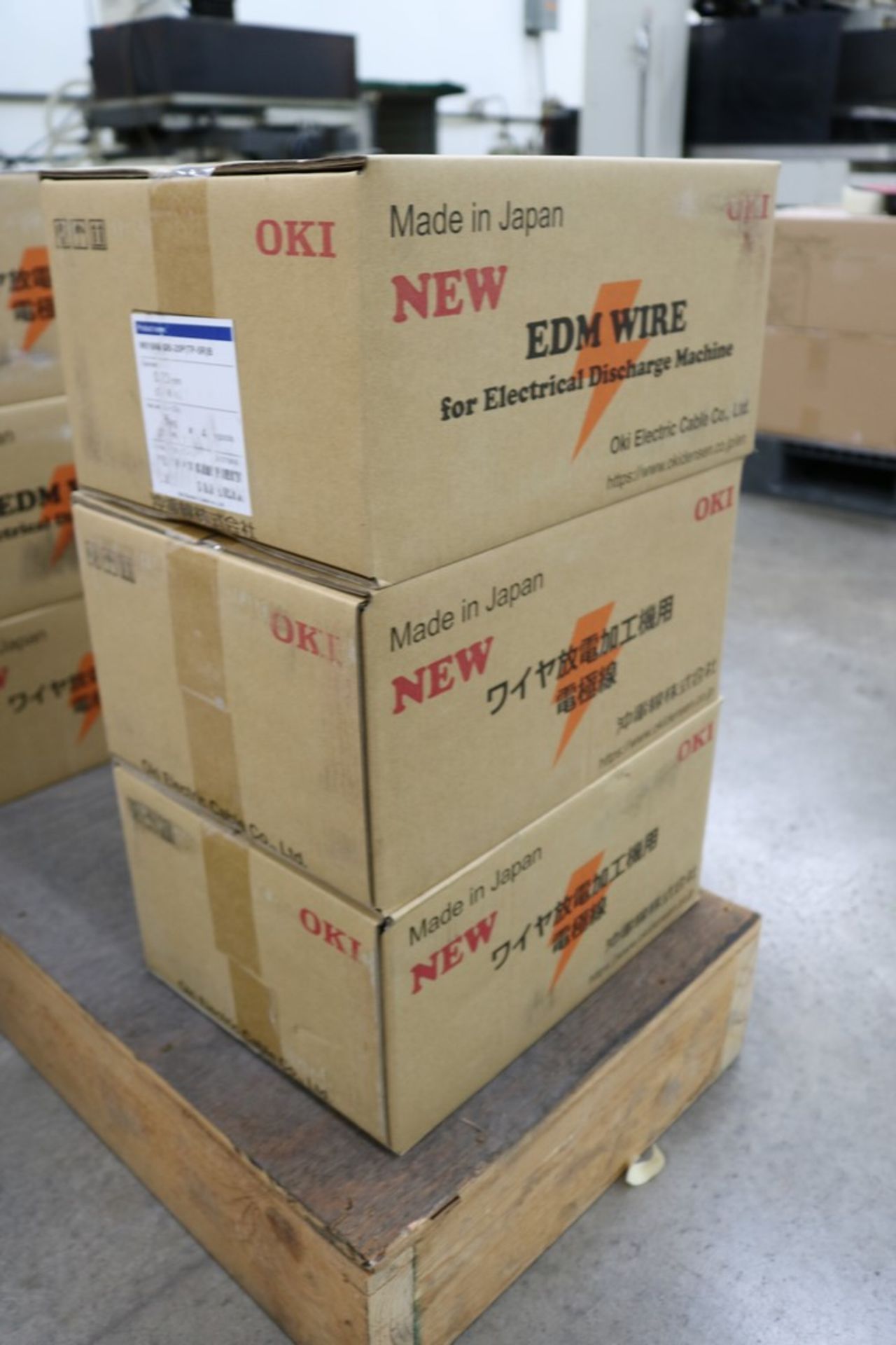 Oki EDM Wire Spools New in Box, 12 Spools Total, .20mm Diameter