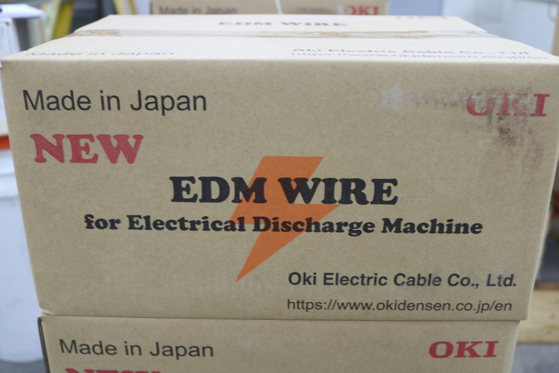 Oki EDM Wire Spools New in Box, 12 Spools Total, .20mm Diameter - Image 2 of 3