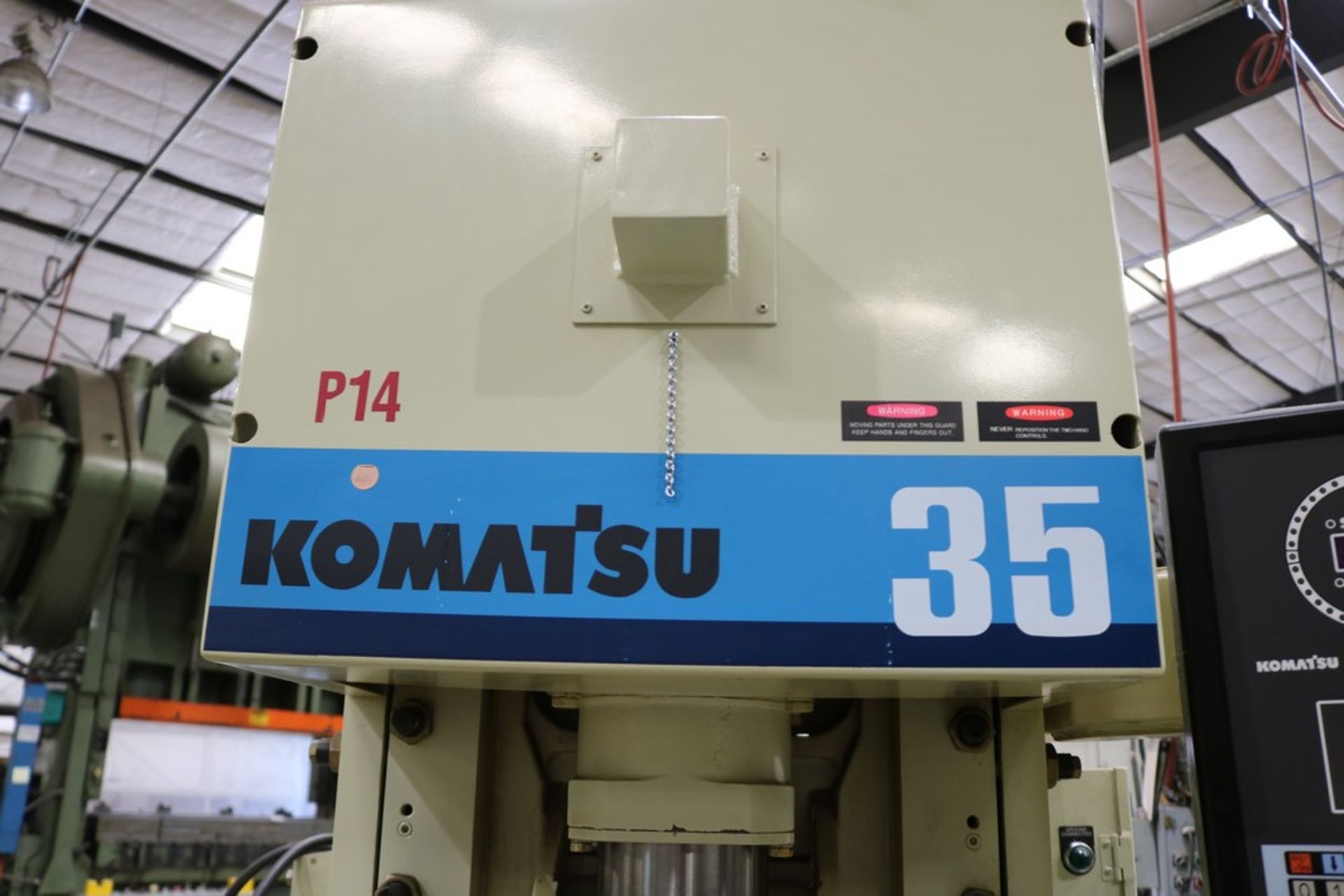 1999 Komatsu 35 Ton Punch Press, Air Clutch, Light Curtains, Komatsu Control/Pedestal Control, PA - Image 12 of 21