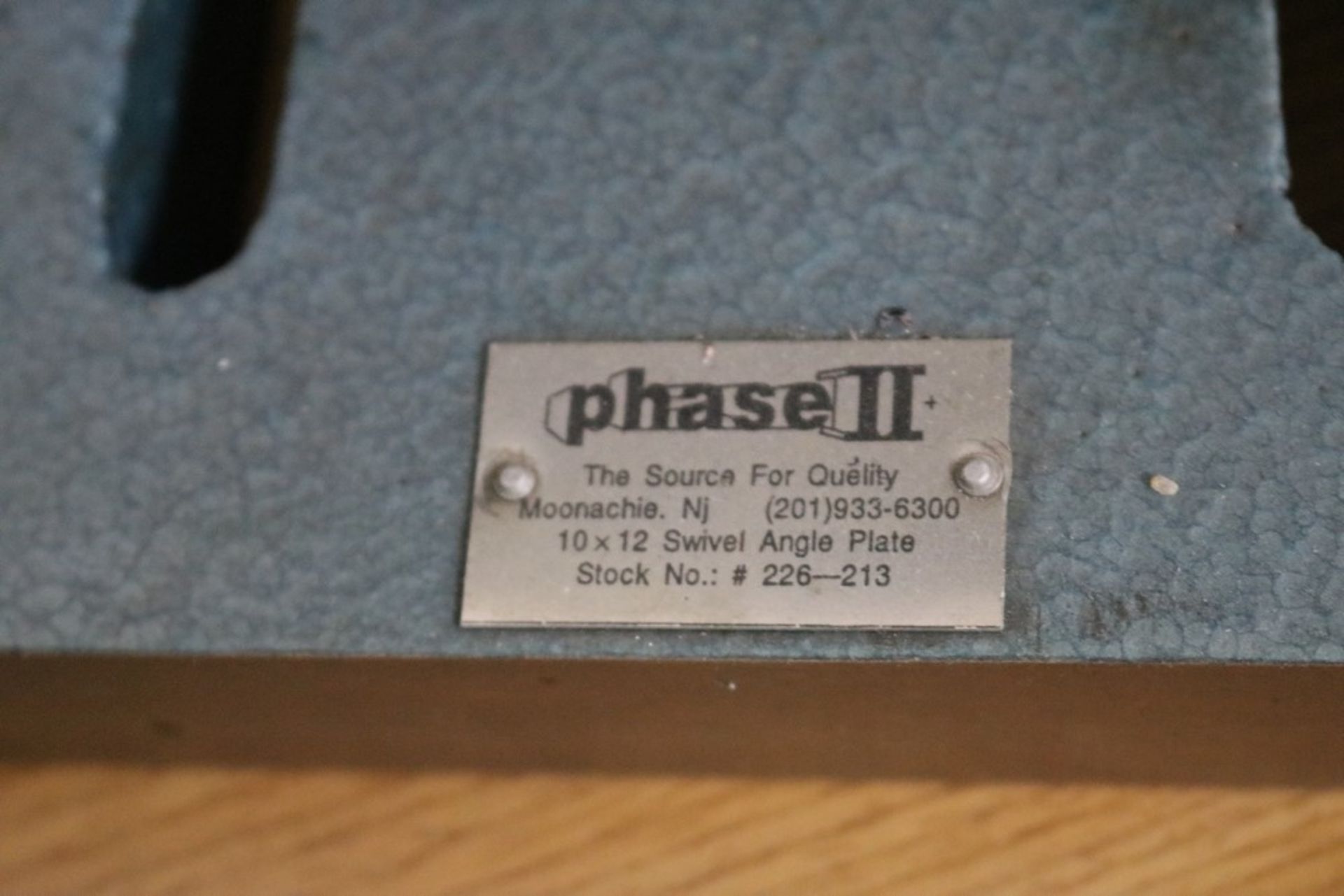 Phase II 10" x 12" Swivel Angle Plate and 8" x 10" Swivel Angle Plate - Image 3 of 5