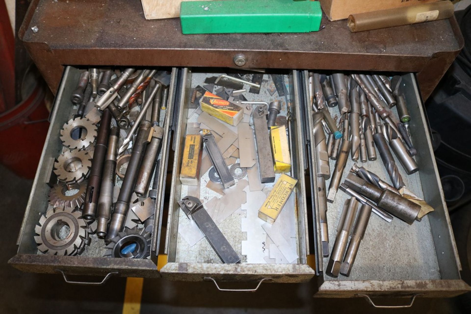 Large Cabinet Full of Various Tooling, Endmills, Drills, HSS, Fly Cutters, Taps, Dowel Pins, Jacob - Image 4 of 9