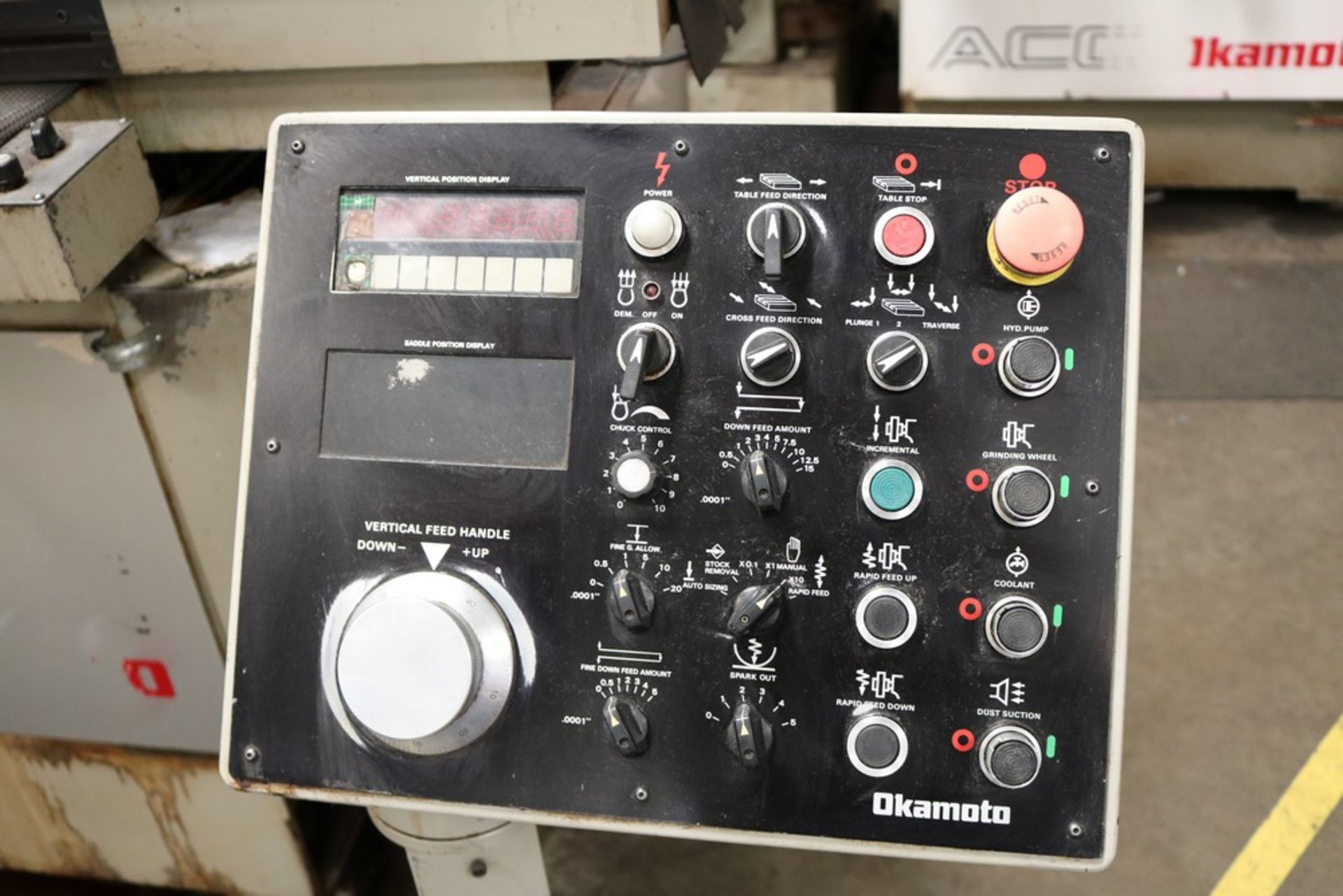 Okamoto 6-18 DX Surface Grinder Model ACC 618 DX3, Okamoto ACC-618 DX3 reciprocating Surface Grinder - Image 2 of 7