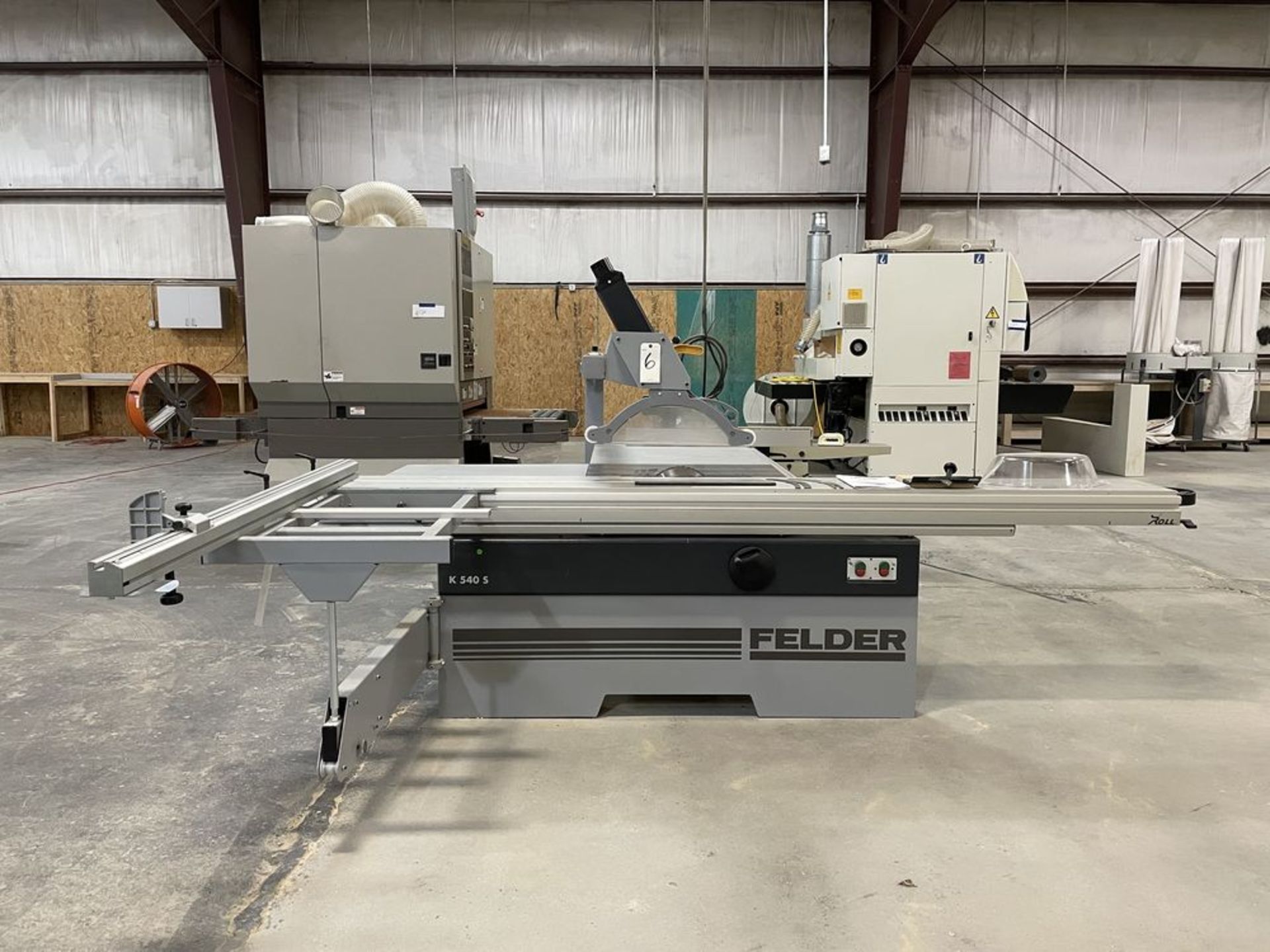 2018 Felder K 540S Sliding Table Saw. SN 441.07.188.18, Year 2018. Equipped with 140 mm cutting - Image 3 of 9