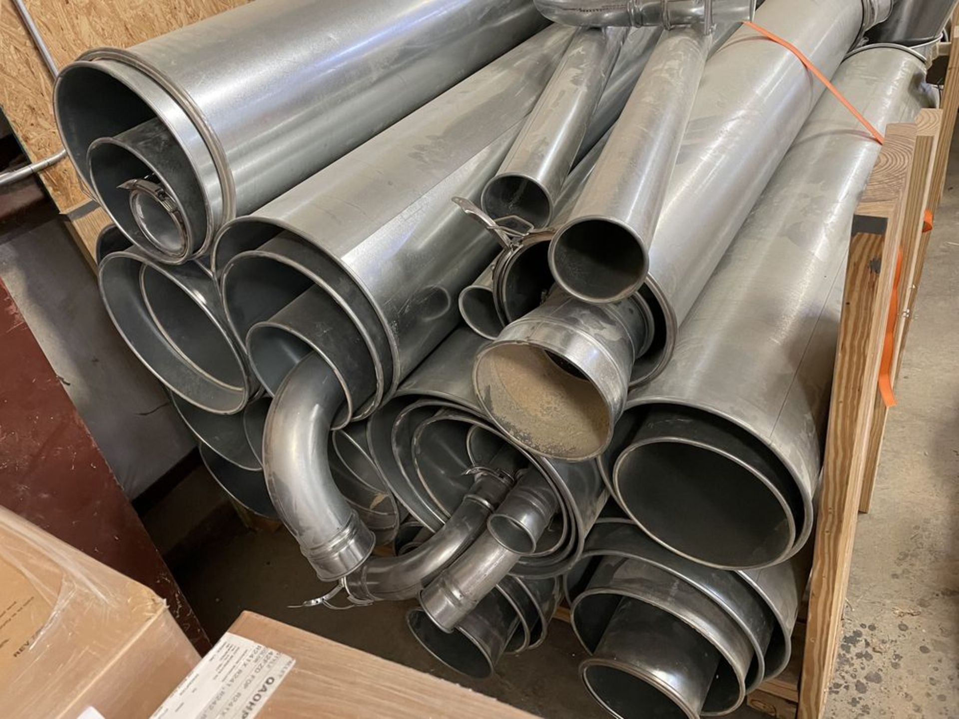 Lot of Approximately 1,000+ Feet of Entecco Dust Collector Pipes. Equipped with various lengths - Image 5 of 5