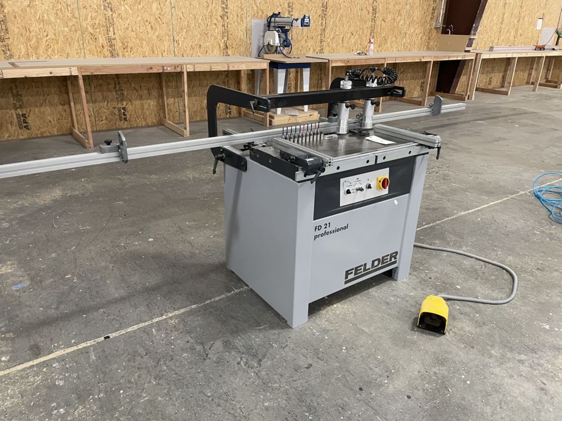 Felder FD 21 Professional Dowel Boring Machine. SN 432.08.135.18, Year 2018. Equipped with 2 420mm - Image 3 of 6