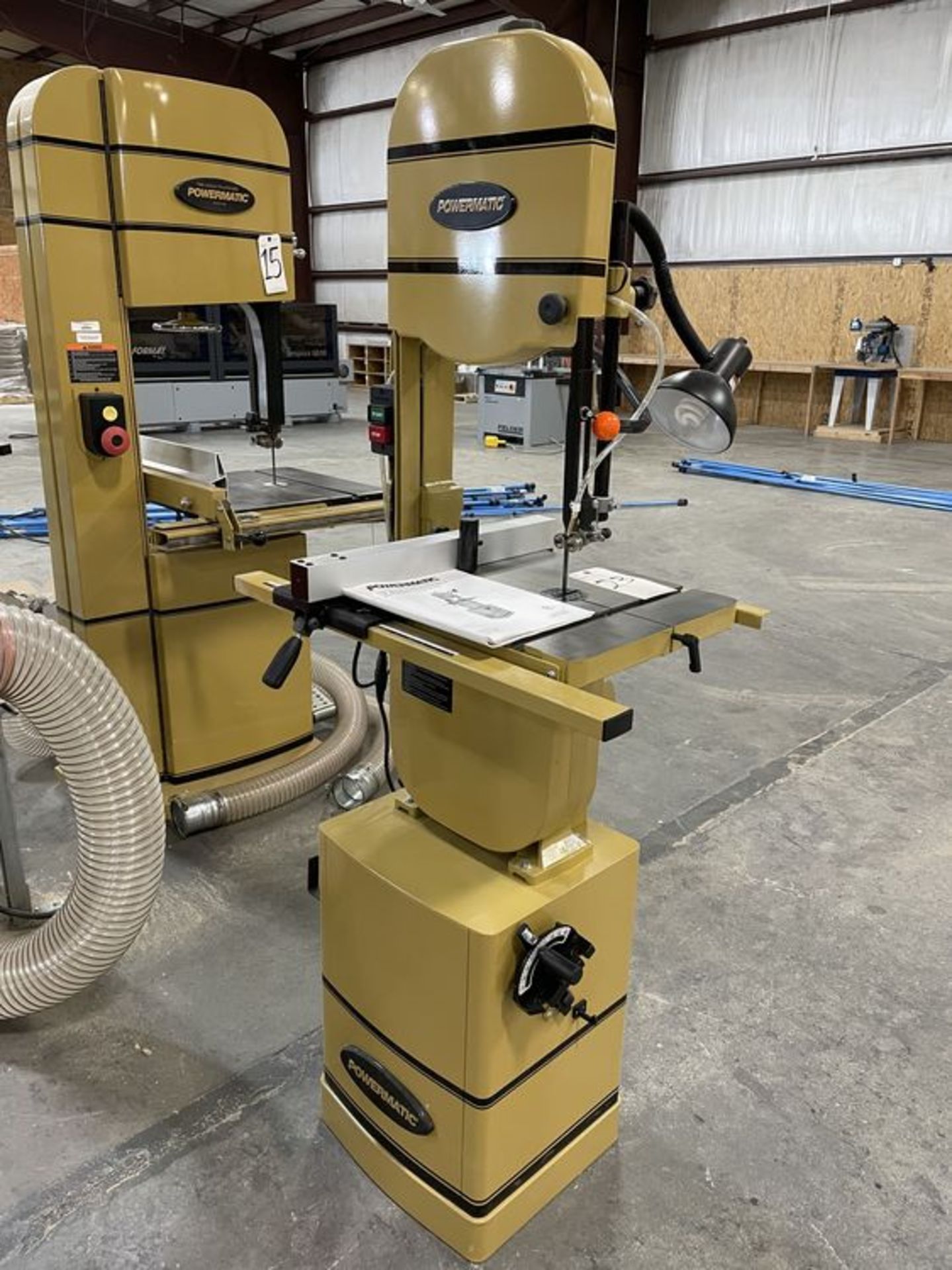 2019 Powermatic PWBS-14 14" Vertical Bandsaw. SN 19120769, Year 2019. Equipped with 1.5 HP motor, - Image 2 of 7