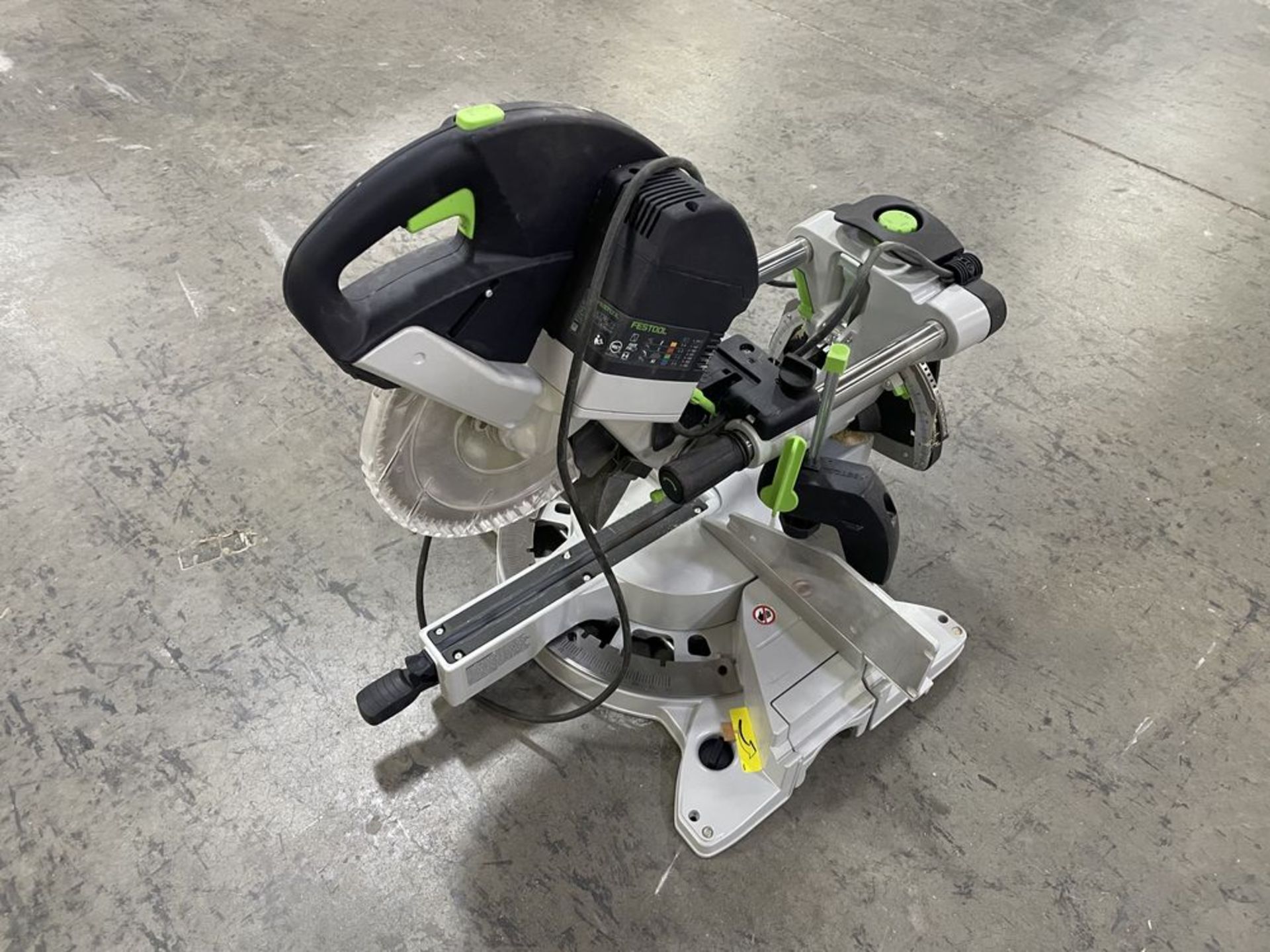 Festool KS 120 REB Sliding Compound Miter Saw. Equipped with 91% dust extraction effectiveness, dual - Image 3 of 5