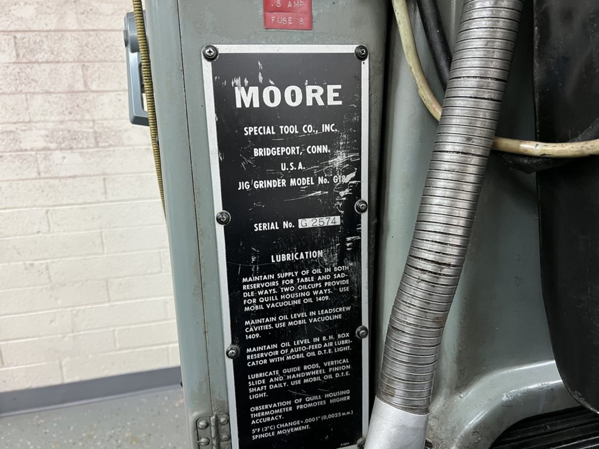 Moore Jig Grinder Serial Number G2574 w/ Fagor CNC - Image 2 of 5