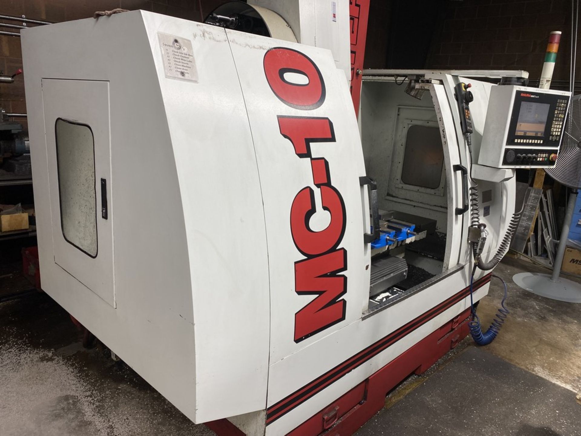 Fryer MC-10 Serial Number 10398, CNC Vertical Machining Center, 32” X 17” X 19” X,Y,Z