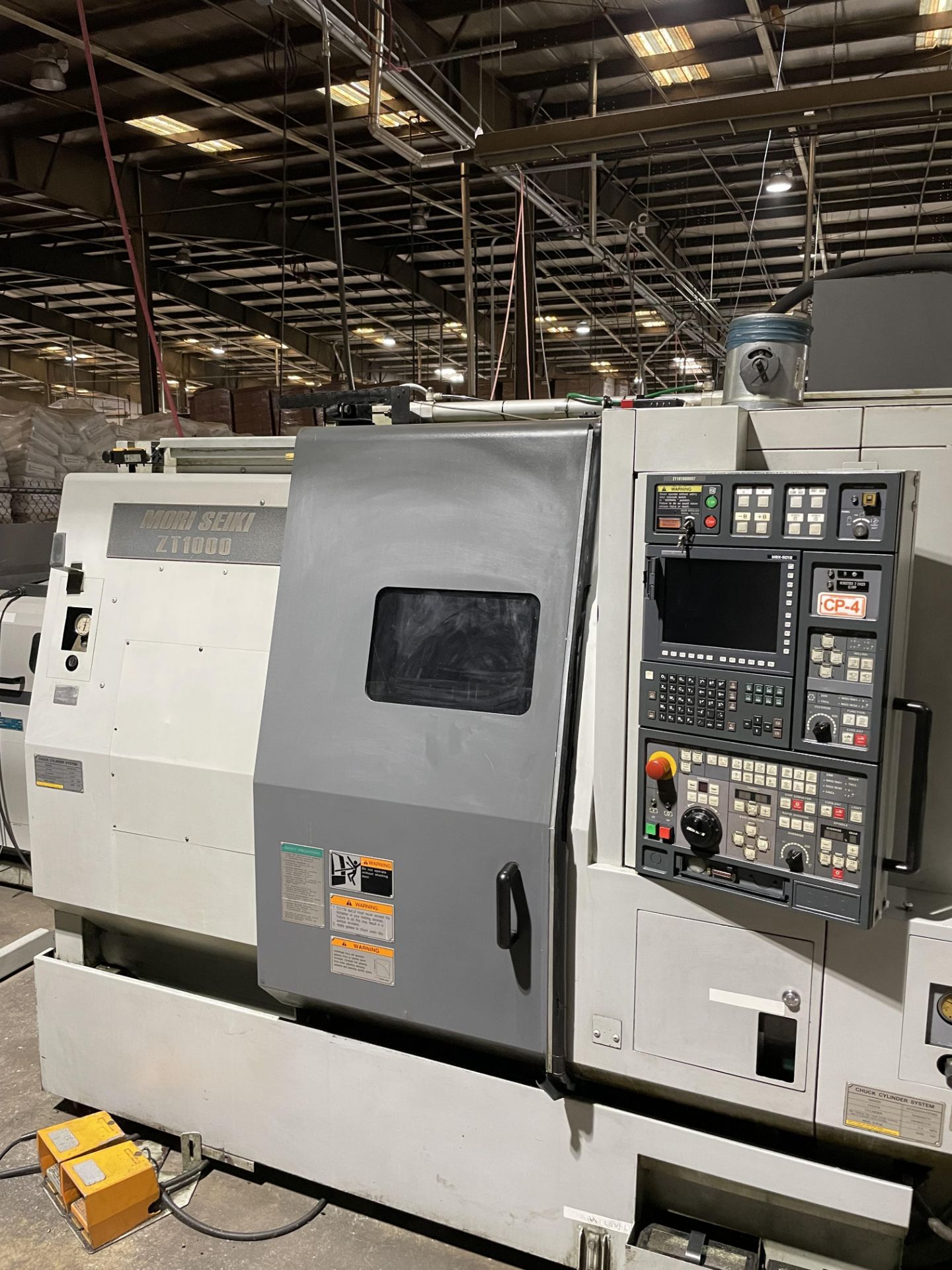 2002 Mori Seiki ZT1000Y Serial Number ZT101BG0037, CNC Lathe, LNS 6’ Barfeeder, Dual 6” Chucks