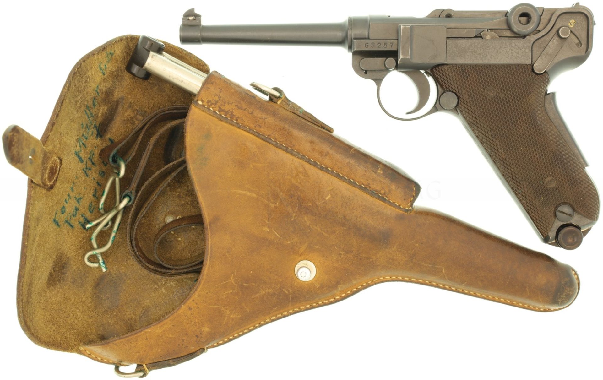 Pistole, WF Bern, Parabellum, Mod. 06/29, Kal. 7.65mmP