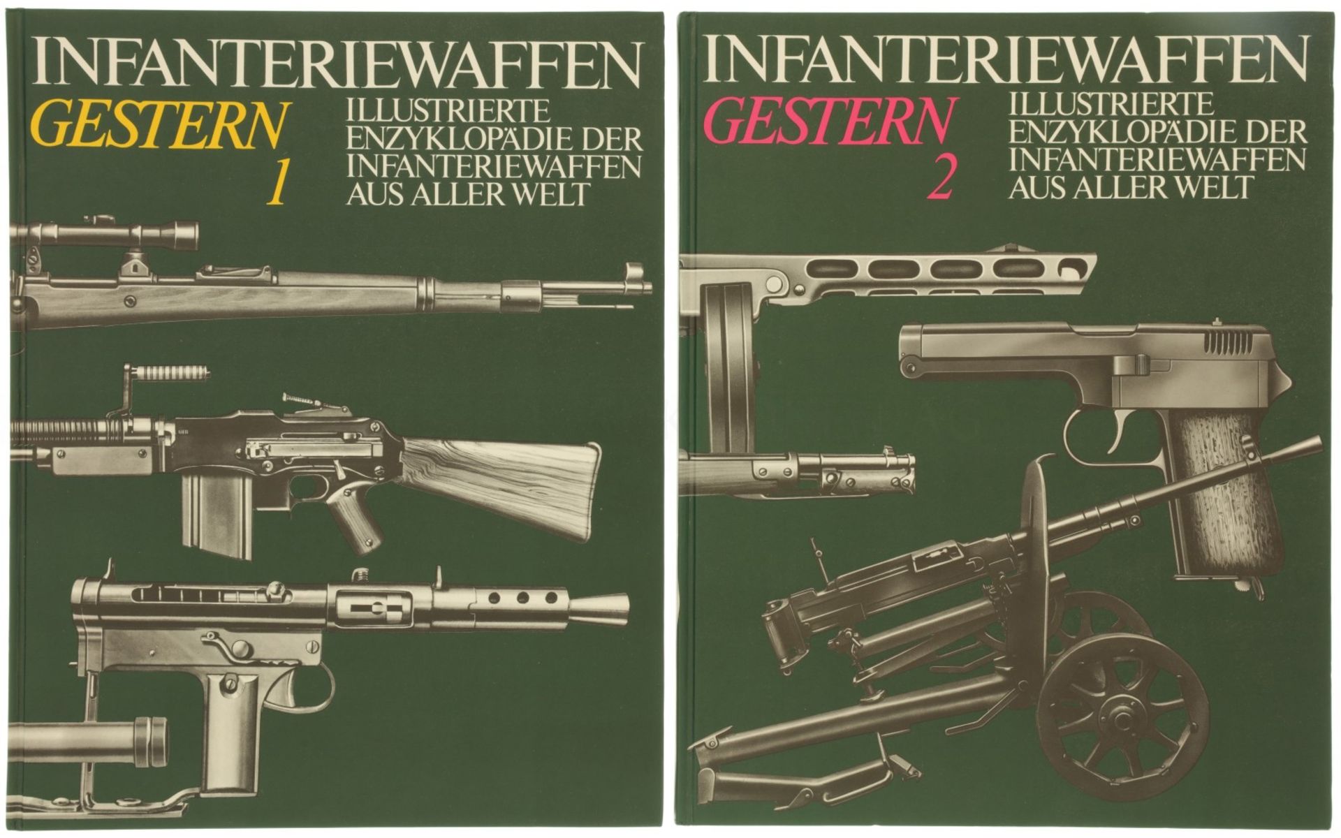Konvolut von 2 Büchern "Infanteriewaffen gestern"