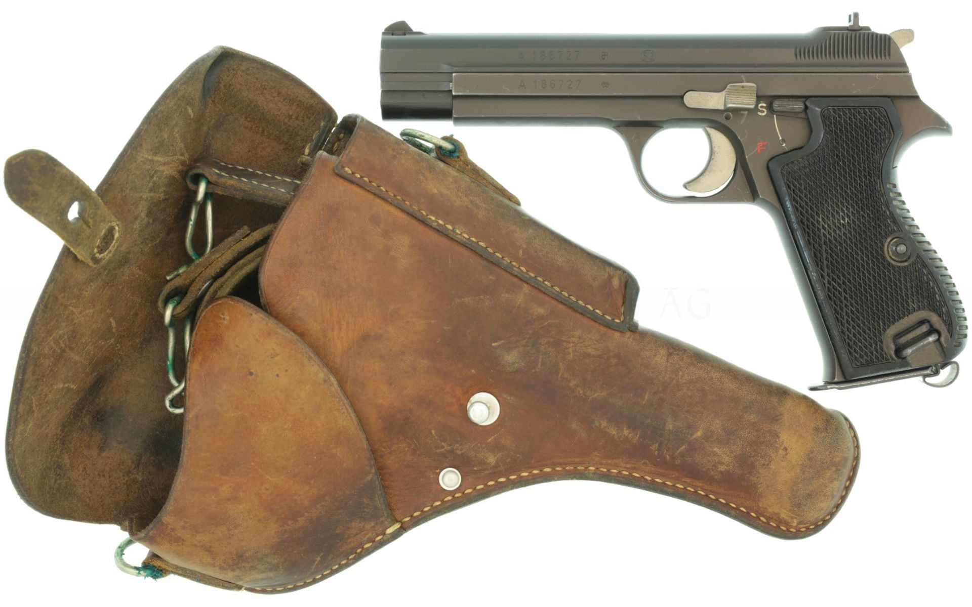 Pistole, SIG P 49, Kal. 9mmP