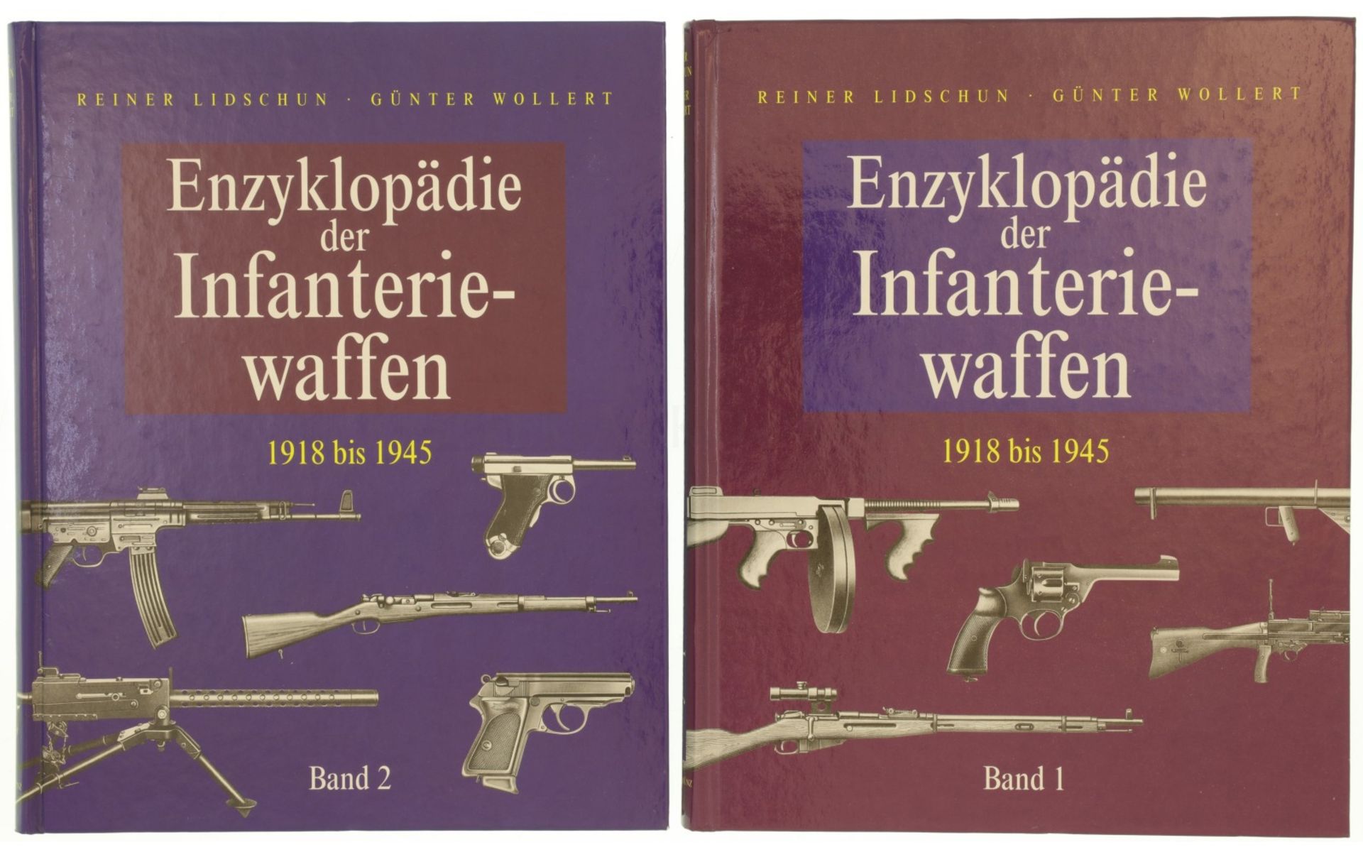 Konvolut von 2 Büchern "Enzyklopädie der Infanteriewaffen, 1918 bis 1945"