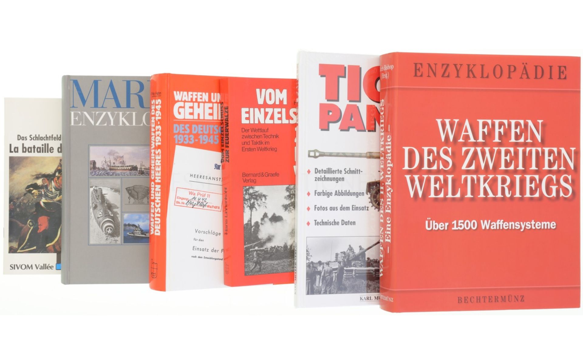 Konvolut 5 Bücher und 1 Heft