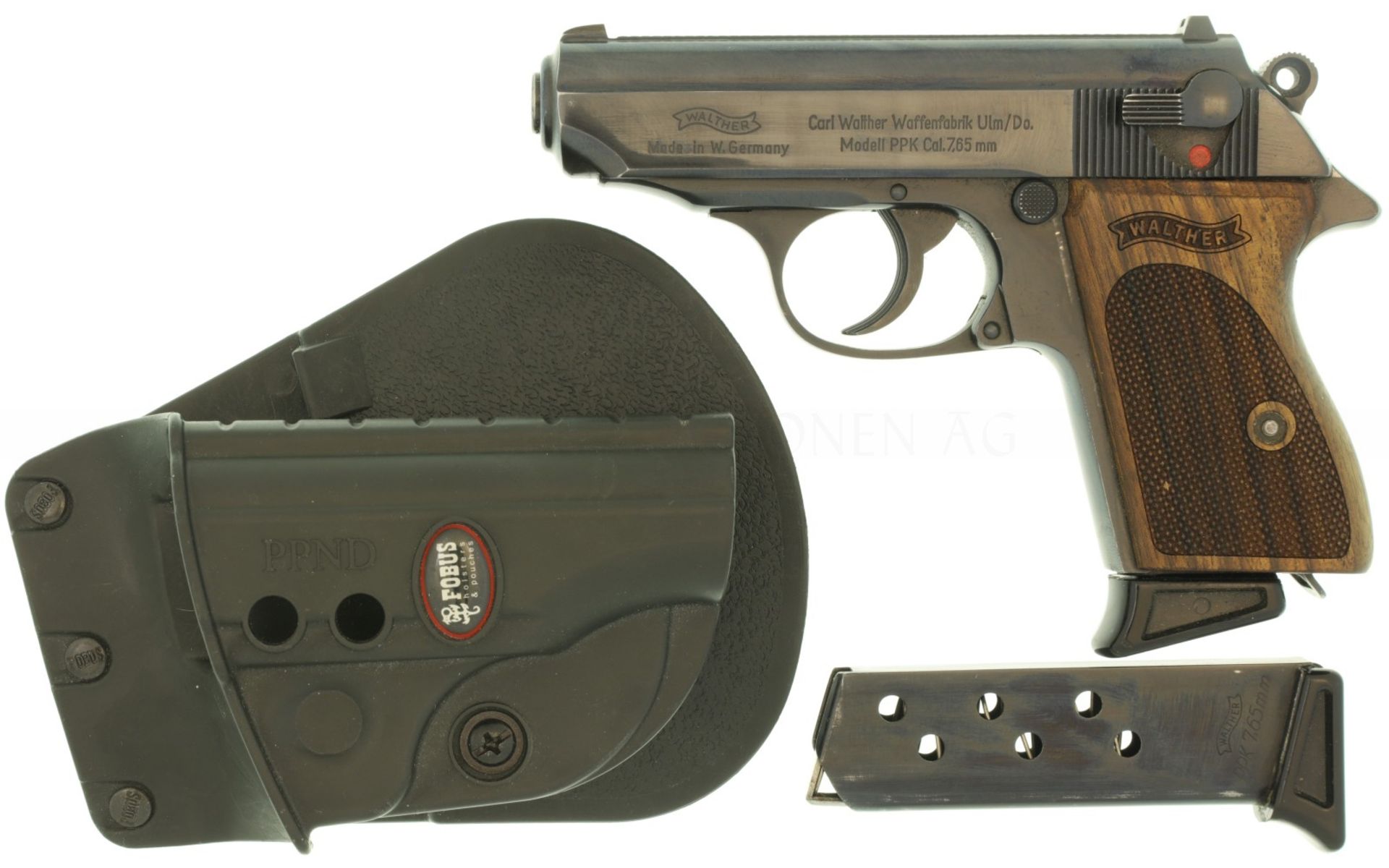 Pistole, Walther PPK, Ulm, Kal. 7.65mm